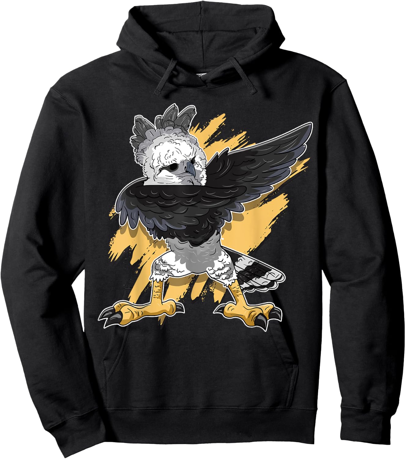 Harpy Eagle Dab Raptor Bird Lover Dabbing Harpy Eagle Hoodie - Hoodie | Black