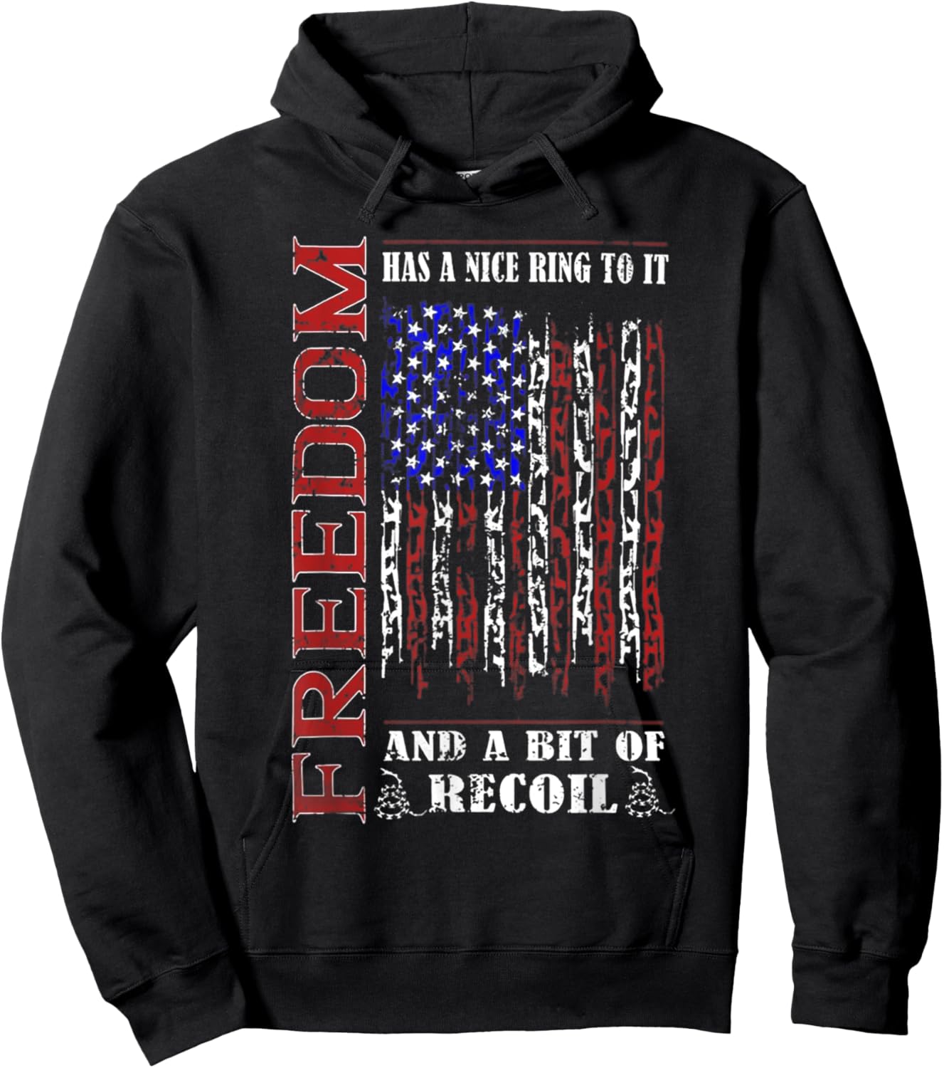 Freedom Has a Nice Ring to it Hoodie - Hoodie | Black