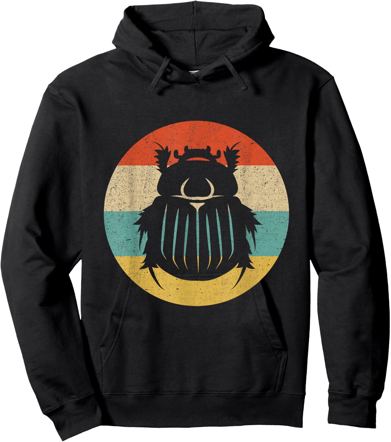 Dung Beetle Entomology Bug Retro Insect Entomologist Hoodie - Hoodie | Black
