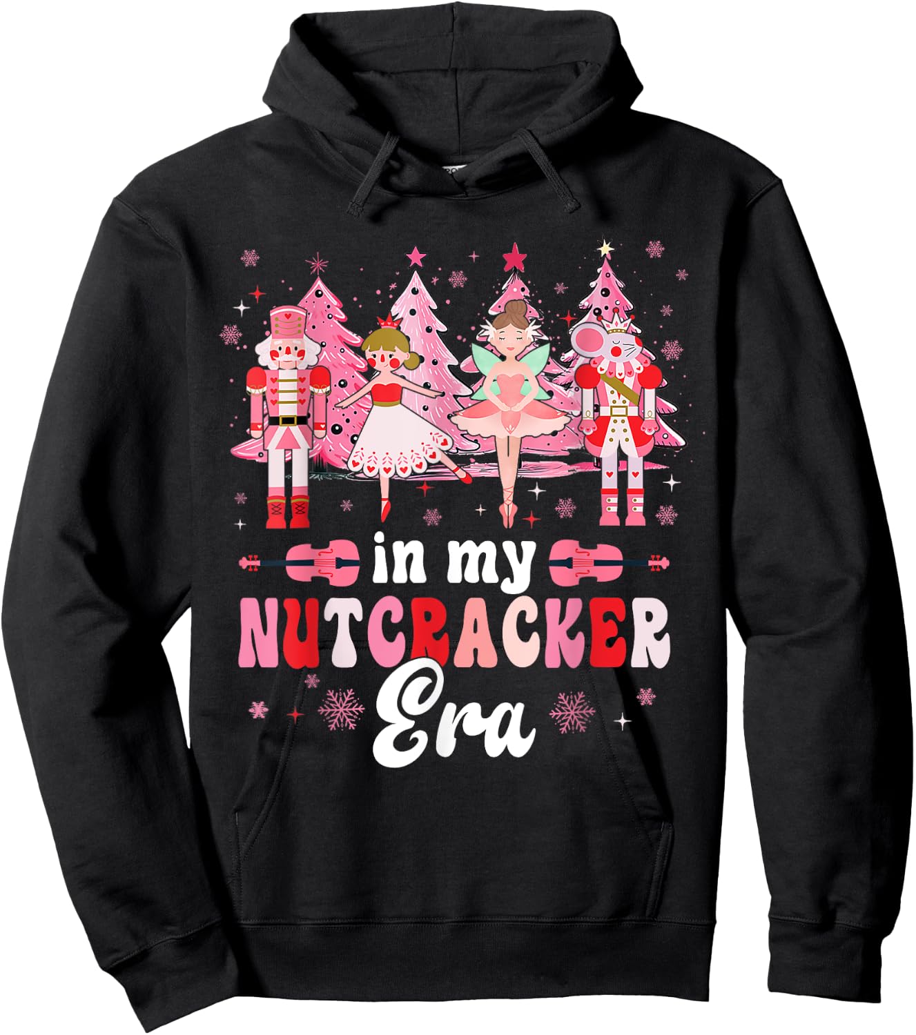 In My Nutcracker Era Christmas Nutcracker Ballet Festive Hoodie - Hoodie | Black