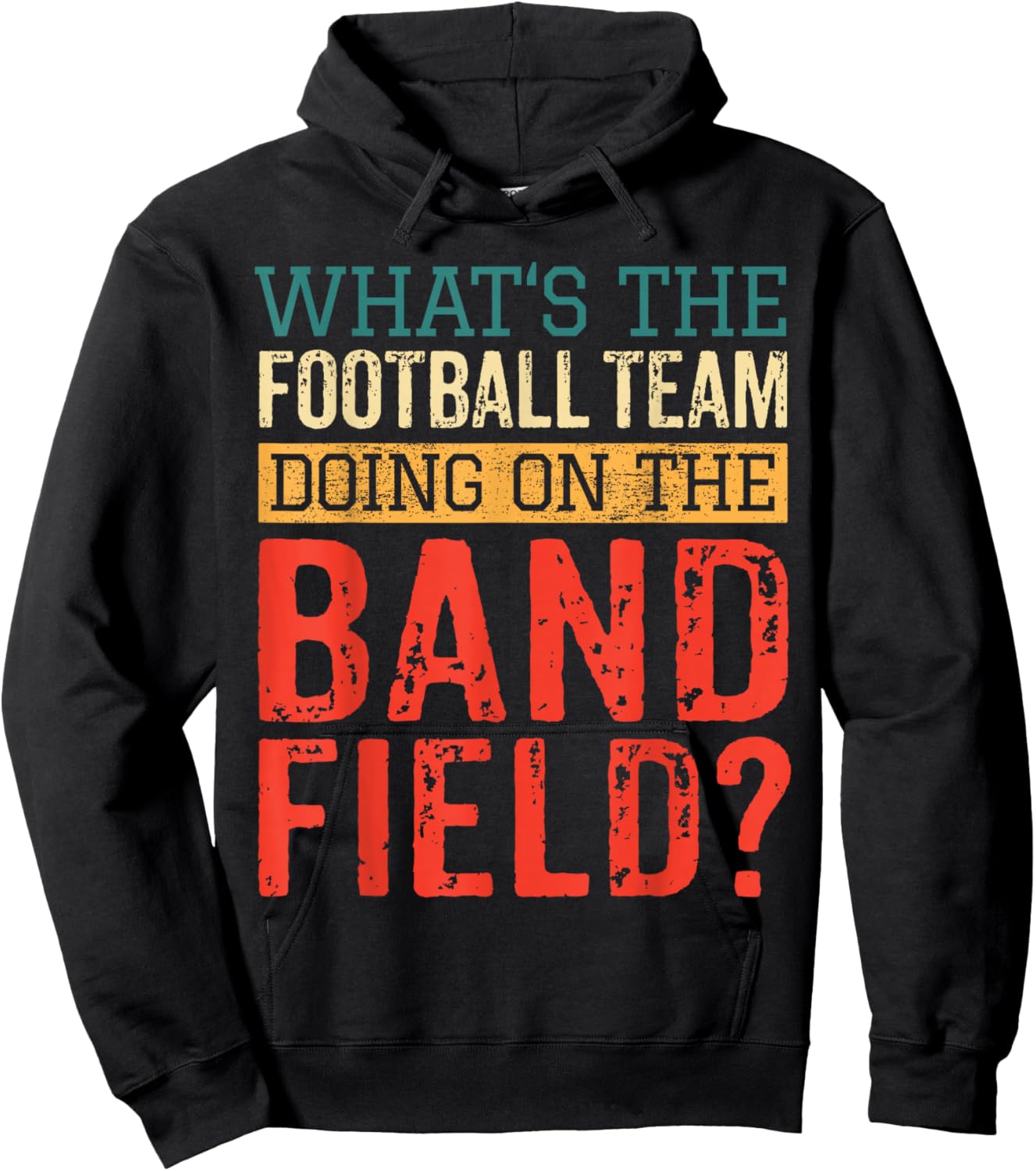 Funny Marching Band Hoodie - Hoodie | Black