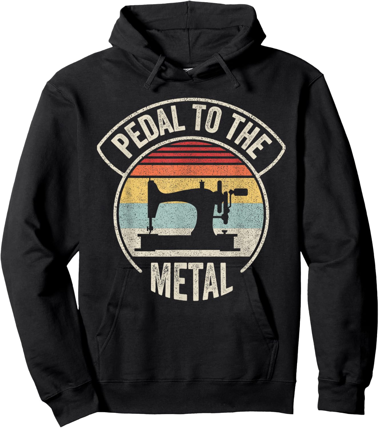 Vintage Retro Sewing Machine Lover For Sew Lovers Seamstress Hoodie - Hoodie | Black