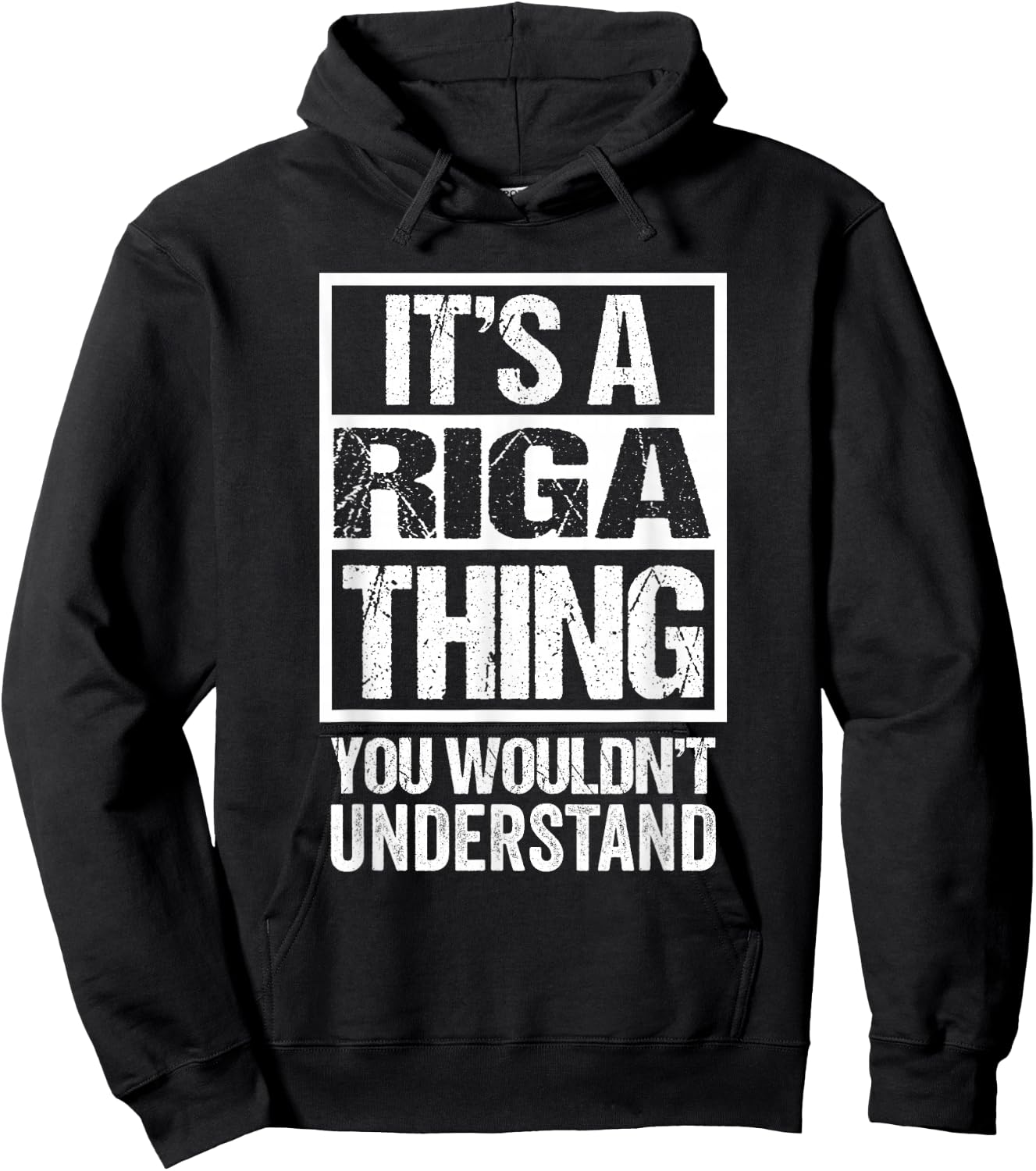 It's A Riga Thing You Wouldn't Understand Latvia Hoodie - Hoodie | Black