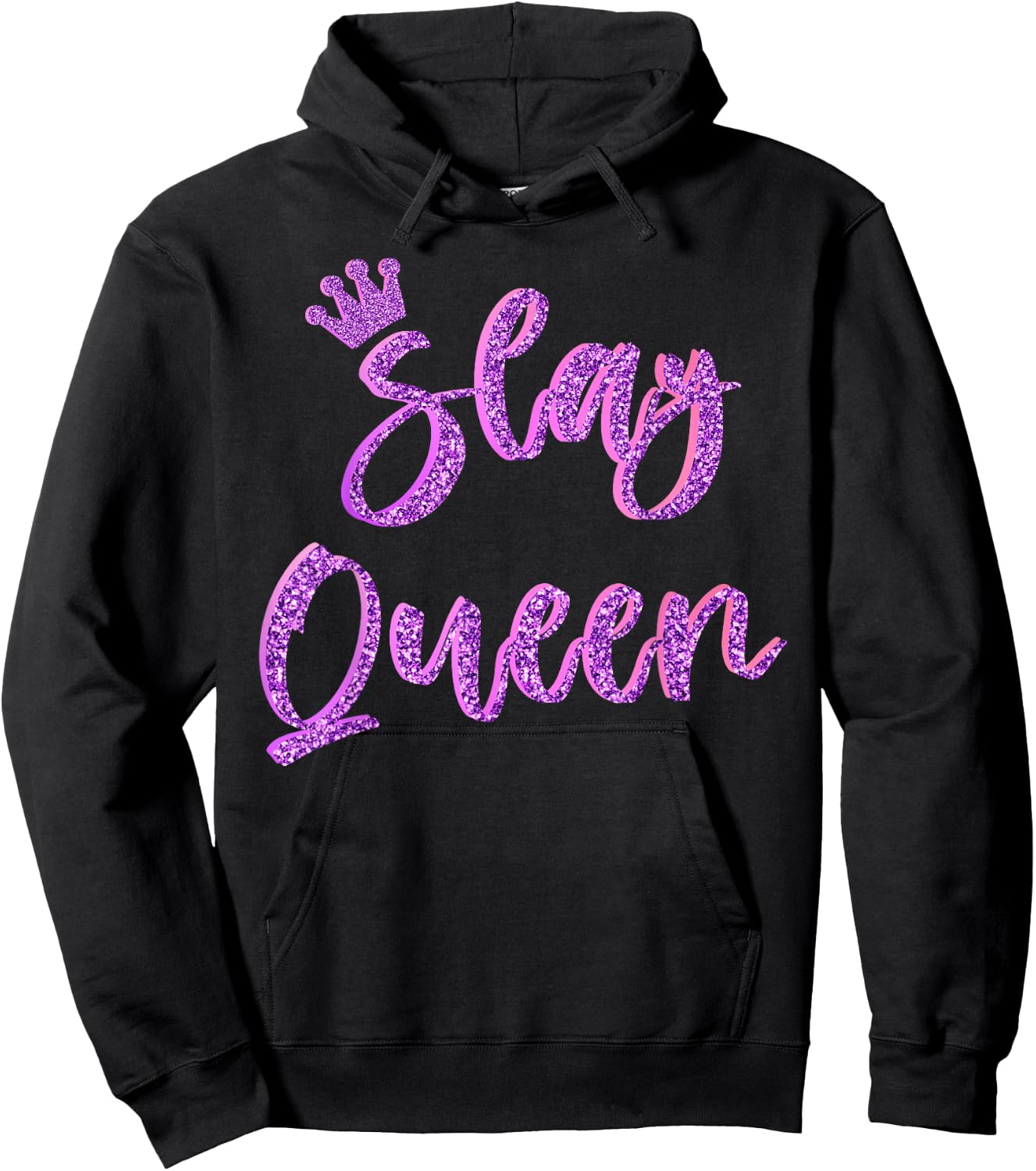 Slay Queen Girls Top Hoodie - Hoodie | Black
