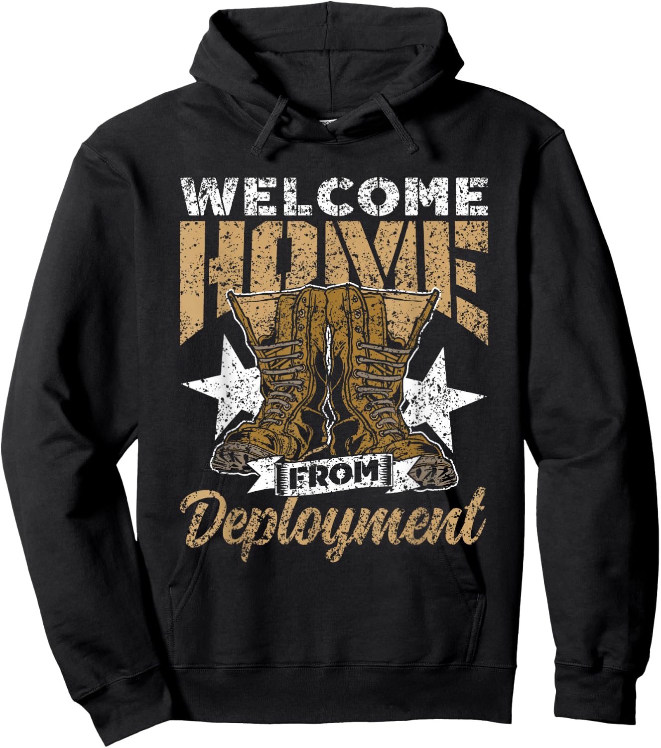 Welcome Home From Deployment Soldier Military Welcome Home Hoodie - Hoodie | Black