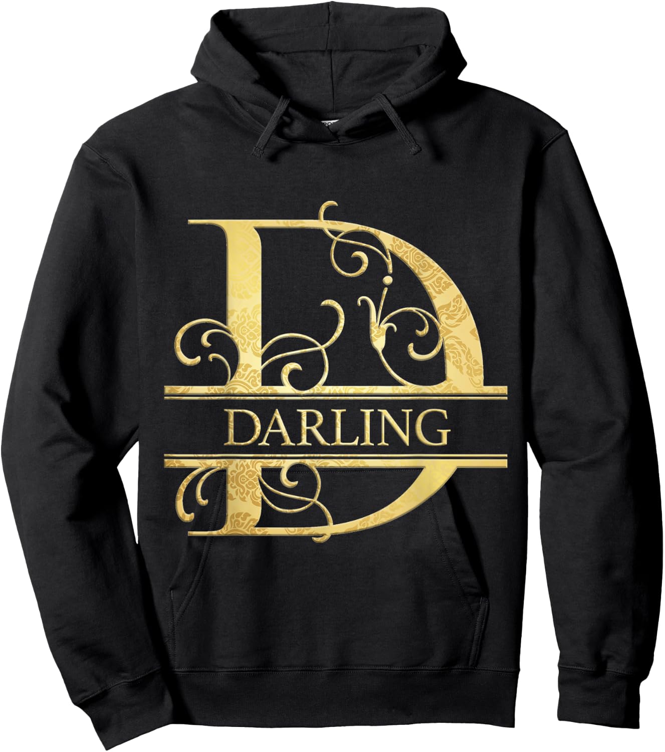 Darling Name Hoodie - Hoodie | Black