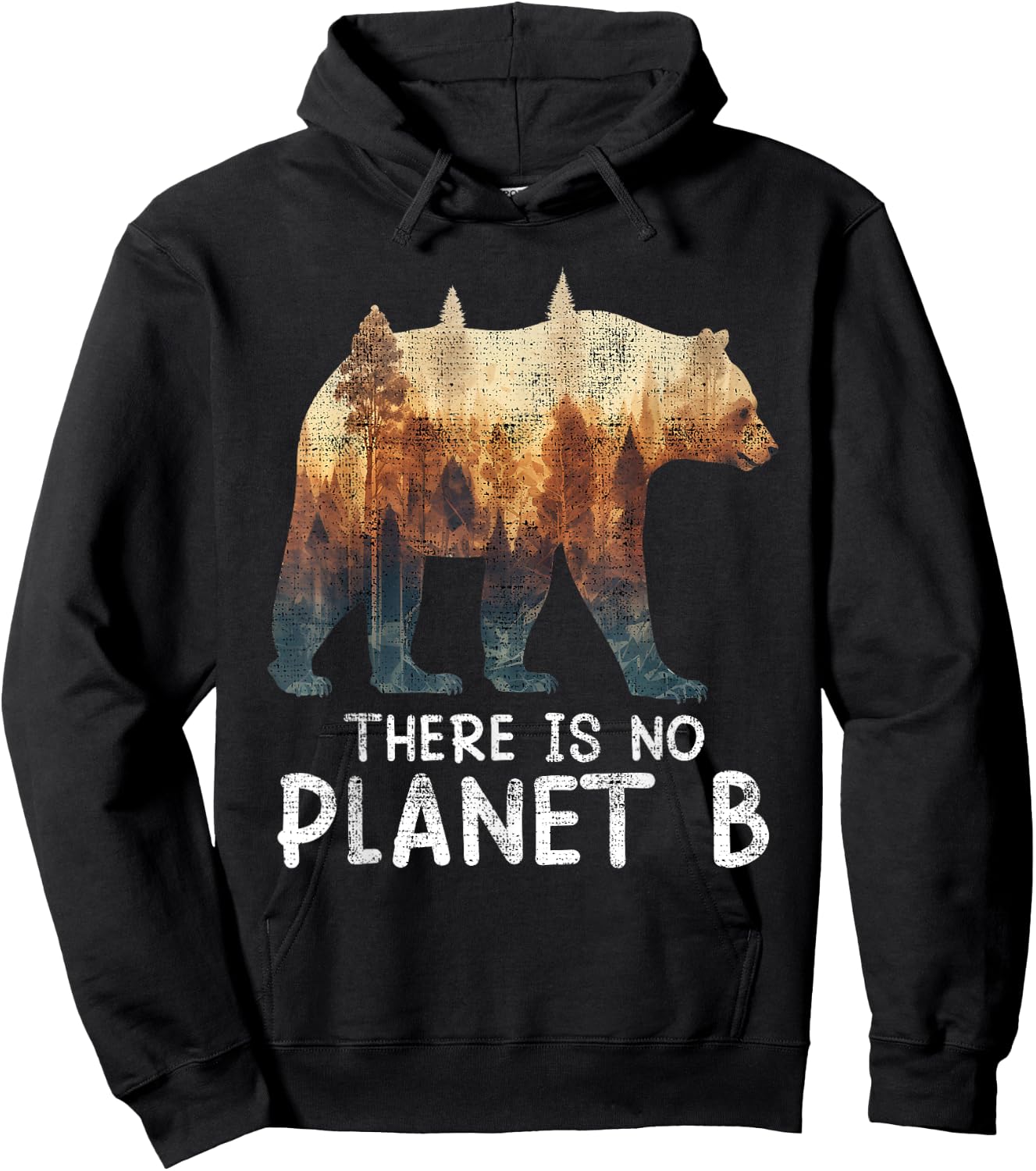 There is no Planet B Endangered Animals Protected species Hoodie - Hoodie | Black