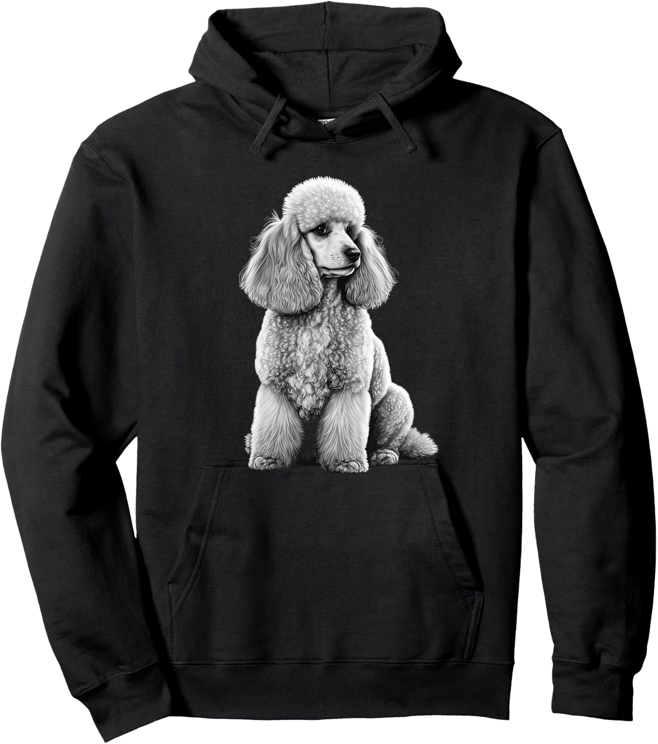 Funny Poodle Dog Miniature Poodle Toy Poodle Women Kids Hoodie - Hoodie | Black