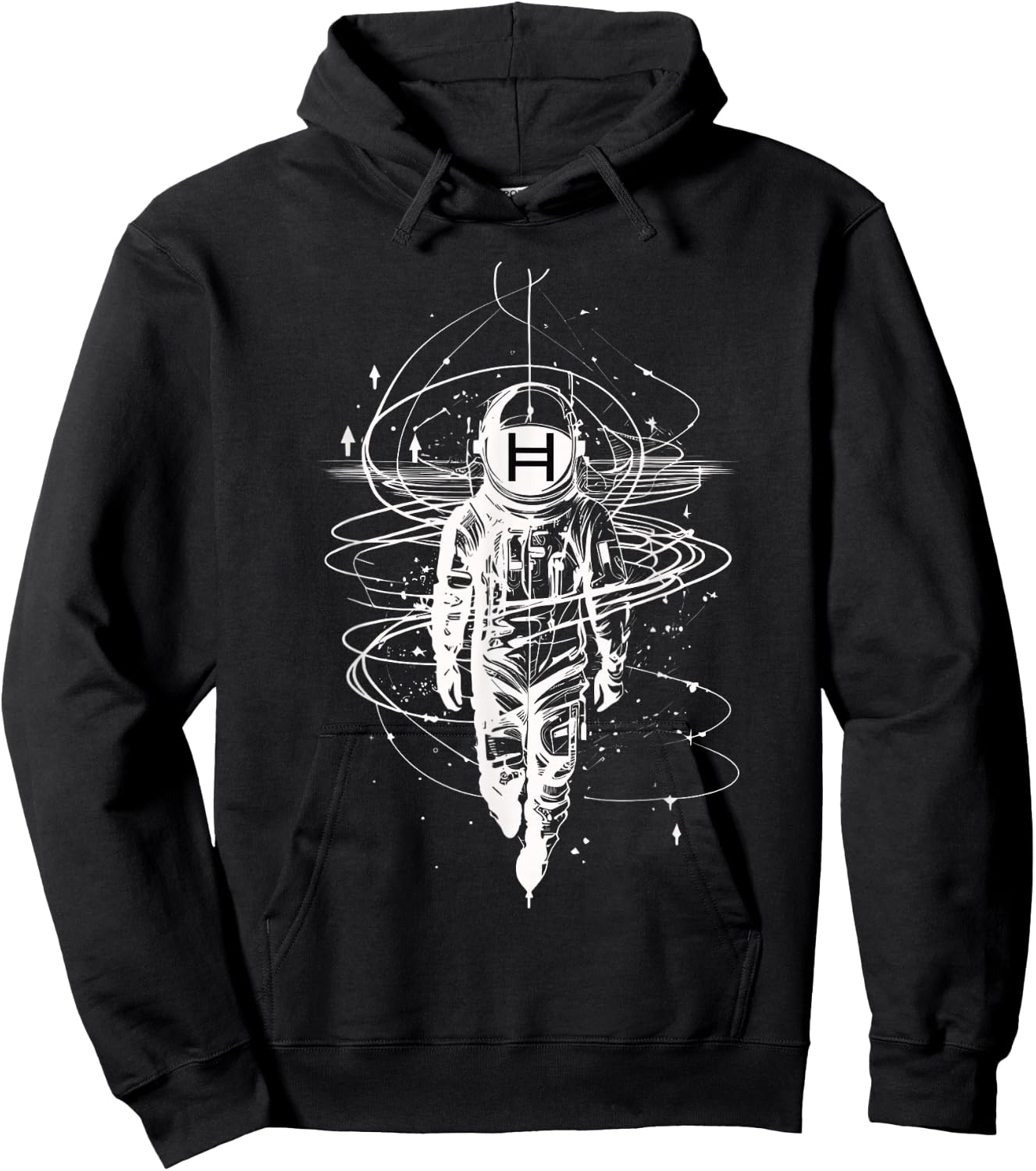 HBAR Crypto BULLRUN 2024 HODL Hedera Hashgraph Token Hoodie - Hoodie | Black