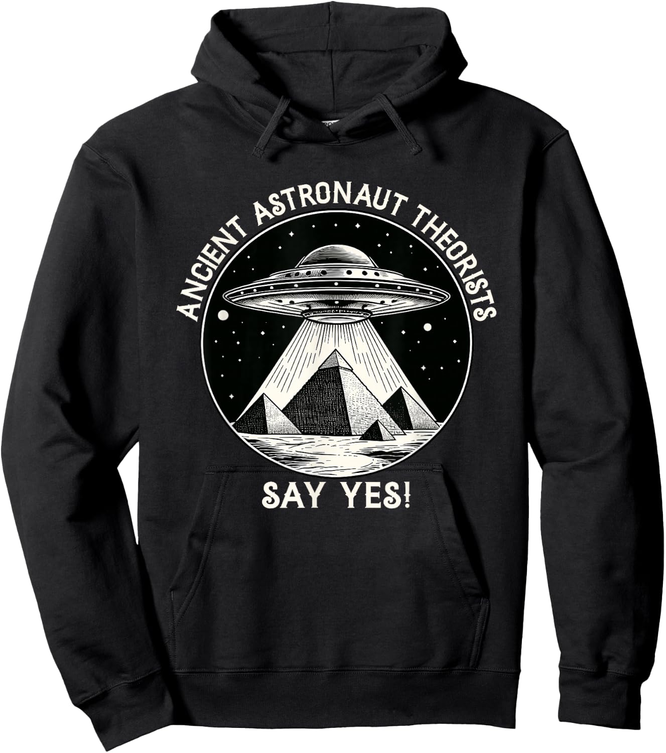 Ancient Astronaut Theorists Flying saucer - Aliens Hoodie - Hoodie | Black