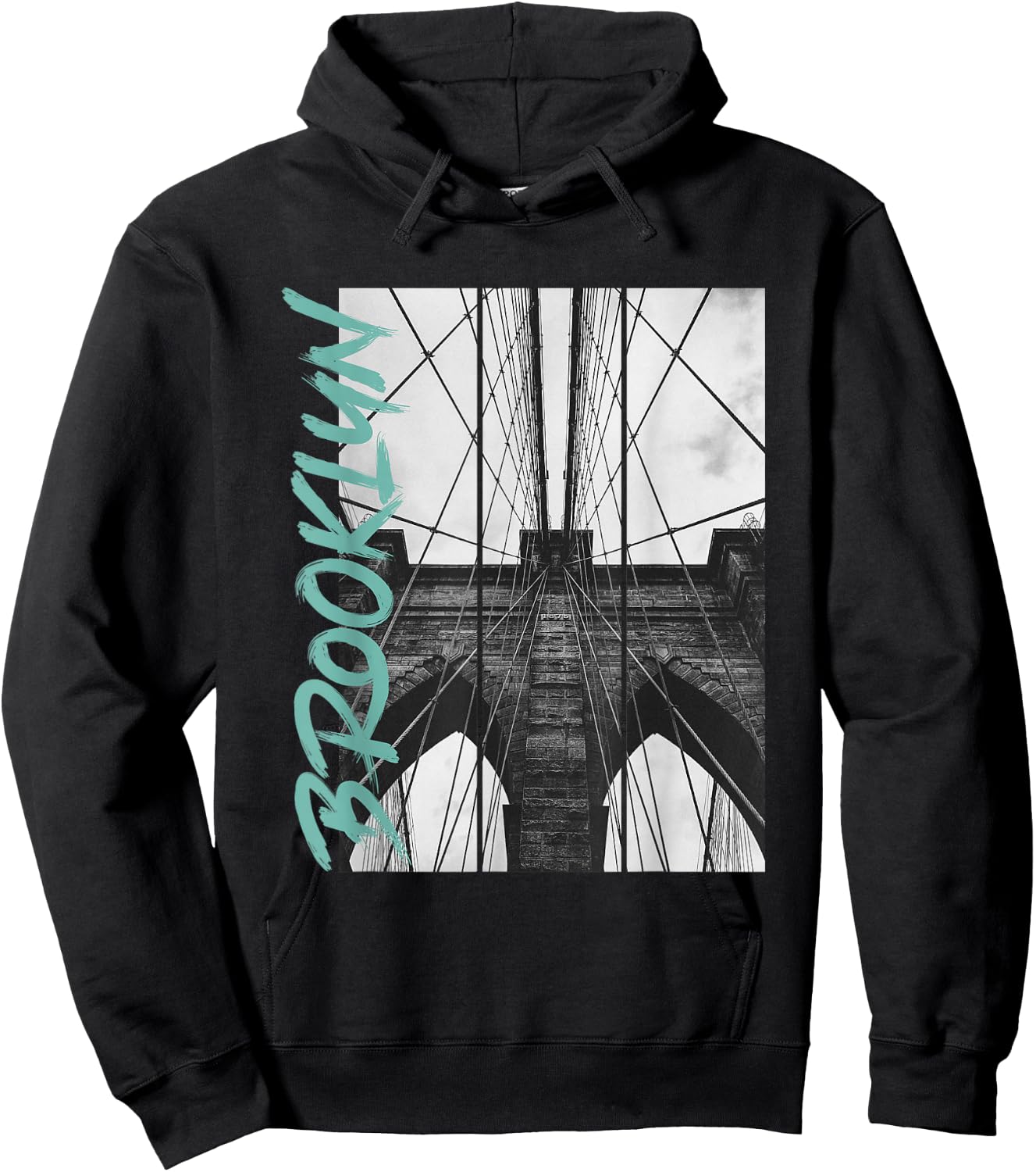 Brooklyn, New York City Hoodie - Hoodie | Black