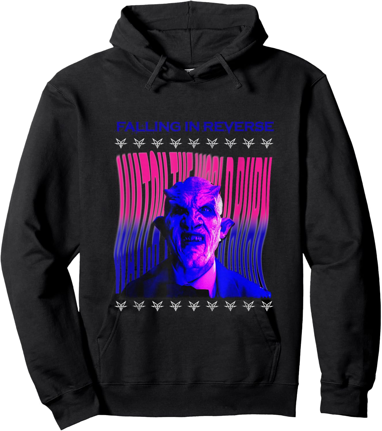 Falling In Reverse - Official Merchandise - Warp Hoodie - Hoodie | Black