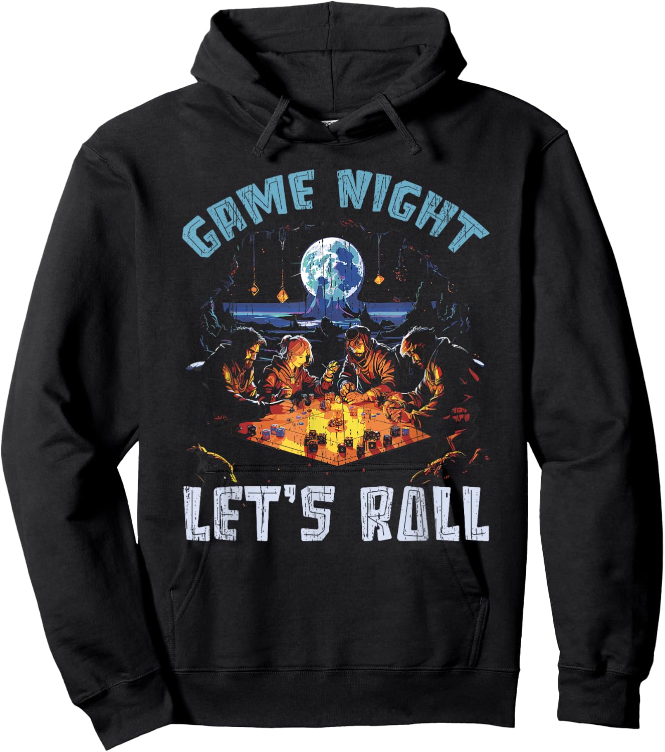 RPG Gaming Role Playing D20 Tabletop Games Funny RPG Gamer Hoodie - Hoodie | Black