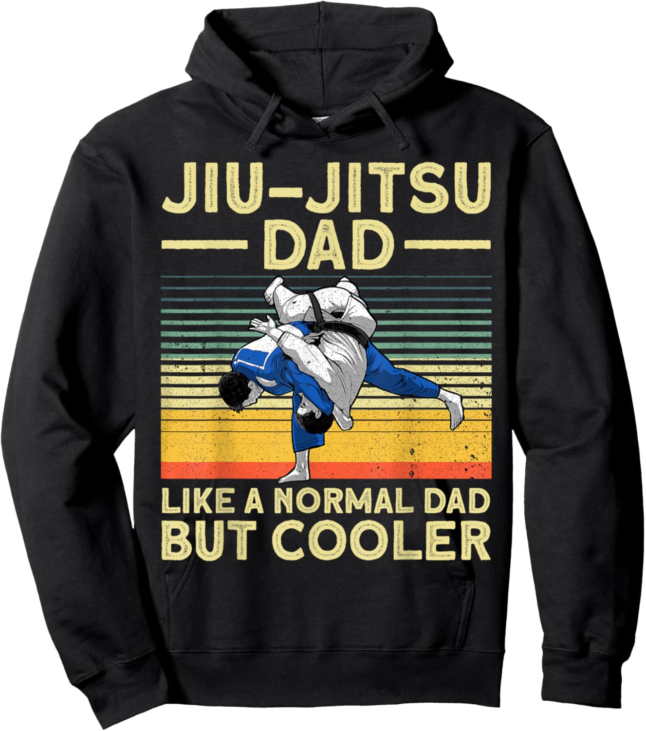 Funny Jui Jitsu Dad Design Brazilian Jui Jitsu Lover Hoodie - Hoodie | Black