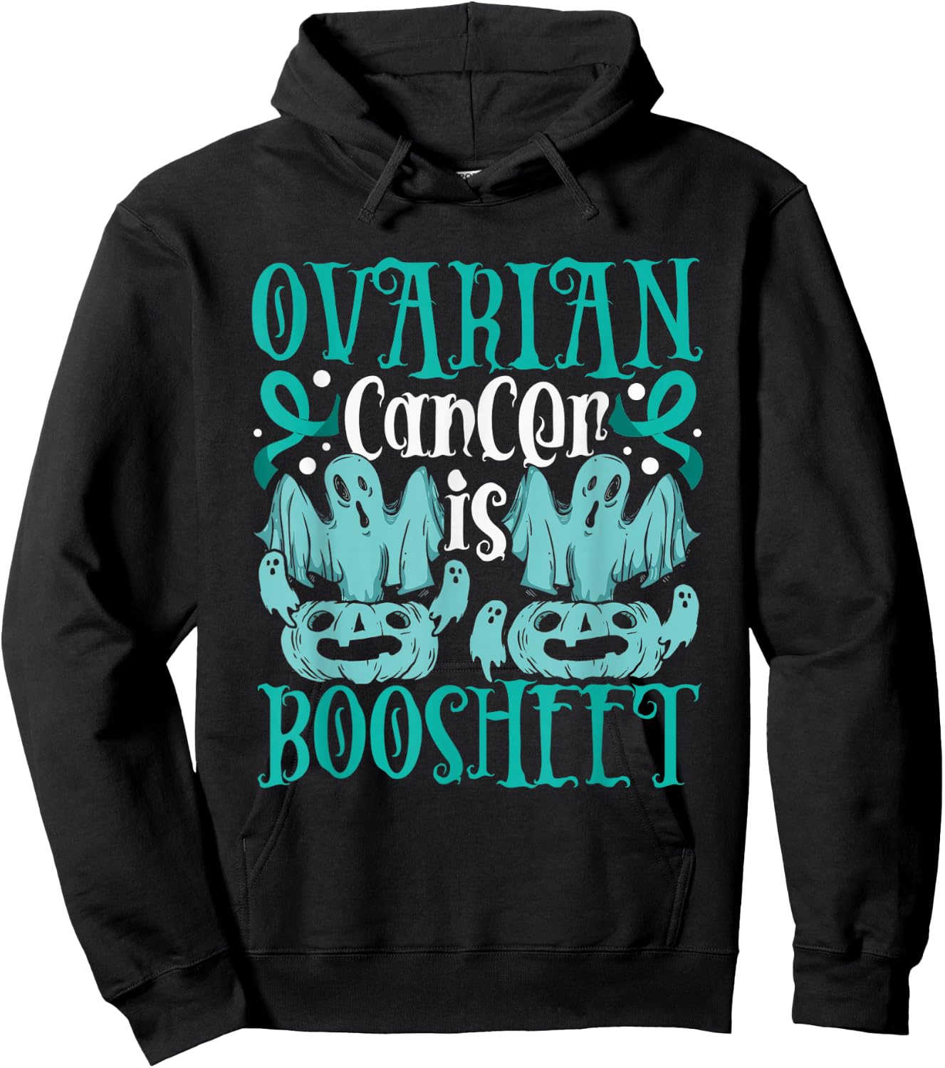Ovarian Cancer Awareness Hoodie - Hoodie | Black