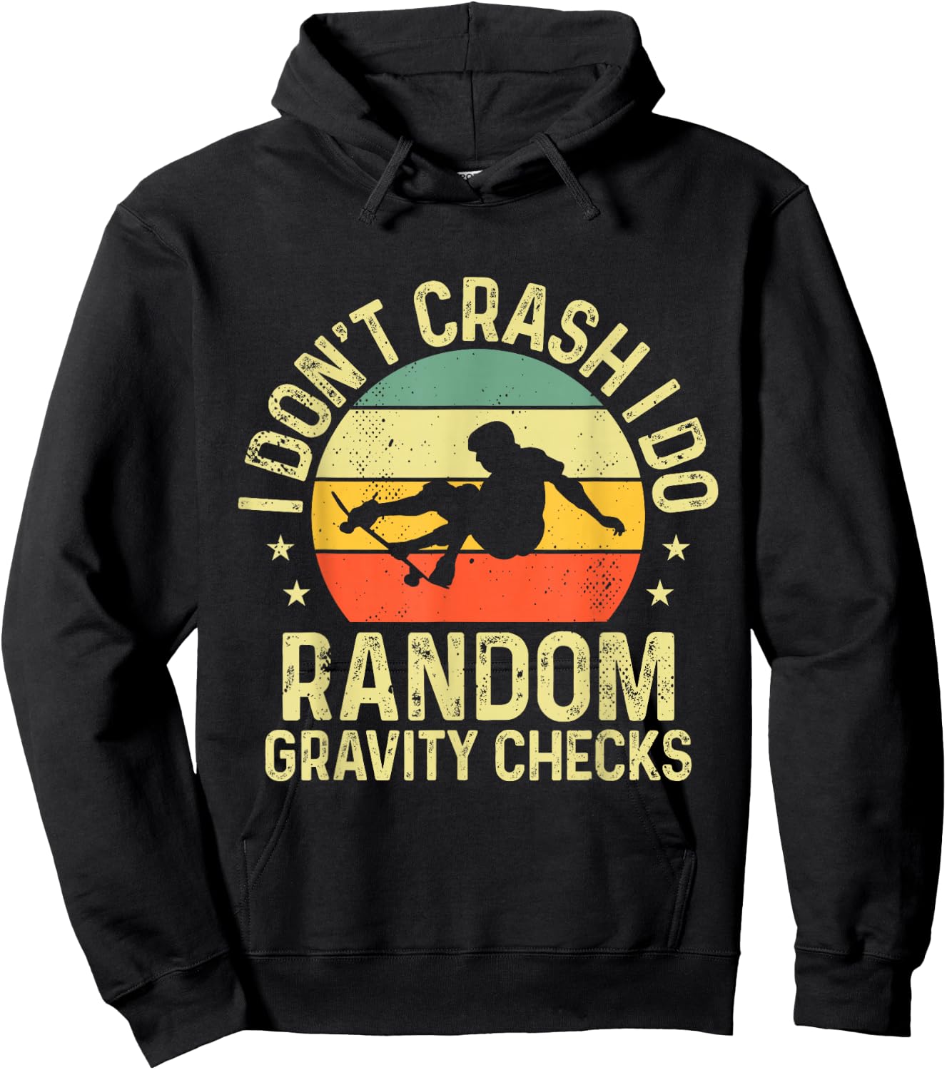 Cool Skateboard Art Women Skateboarding Skate Board Hoodie - Hoodie | Black