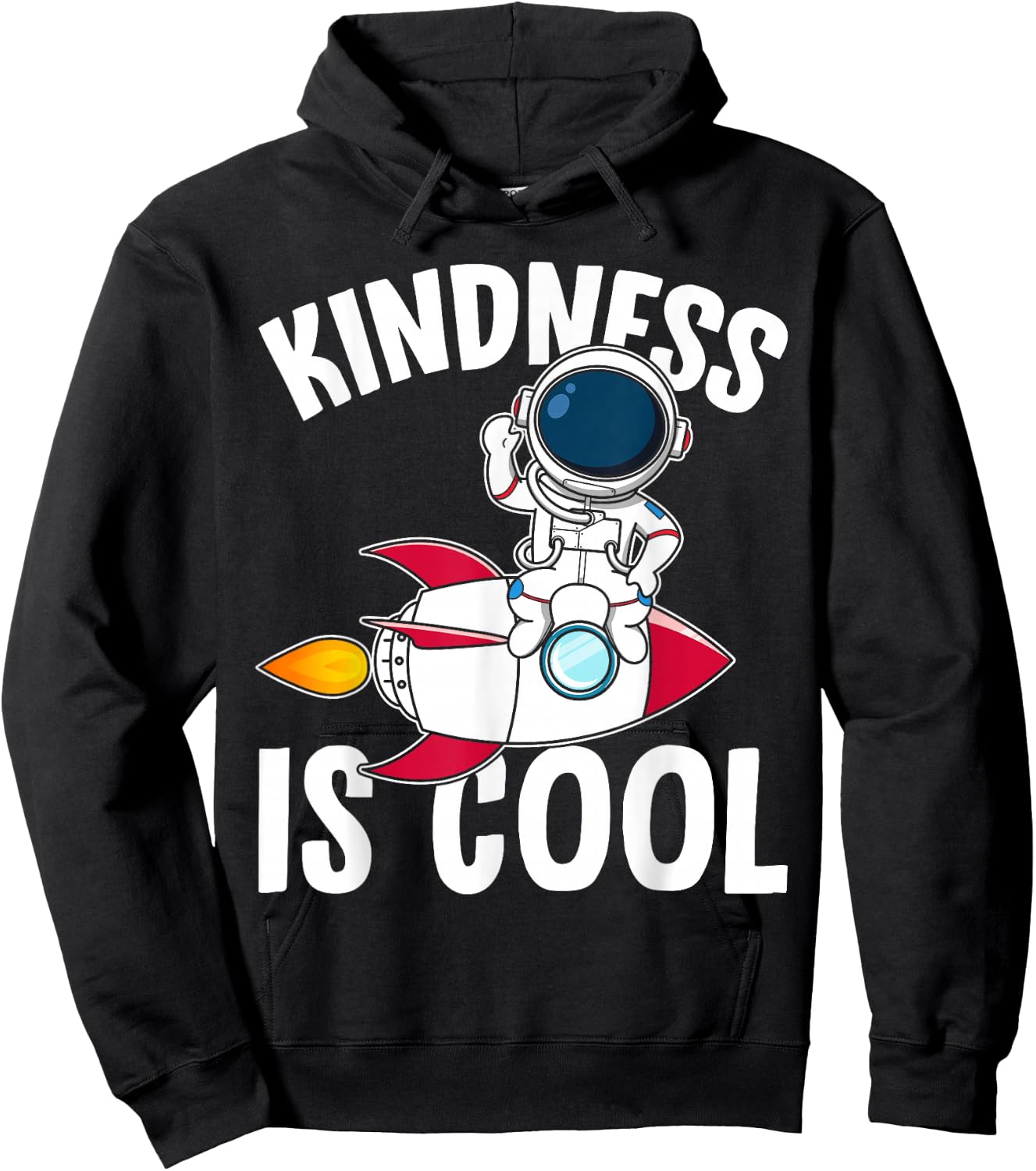 Be Kind Kids Kindness is Cool Boys Hoodie - Hoodie | Black