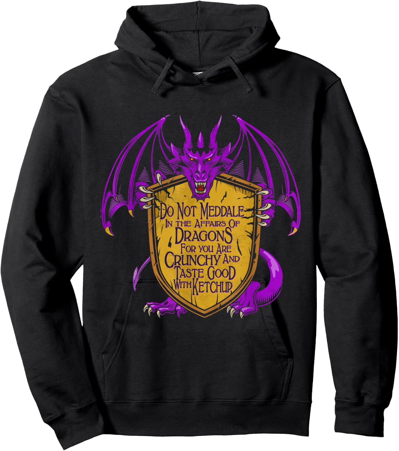 Meddle Not In The Affairs Of Dragons Dragon Lovers Gifts Hoodie - Hoodie | Black
