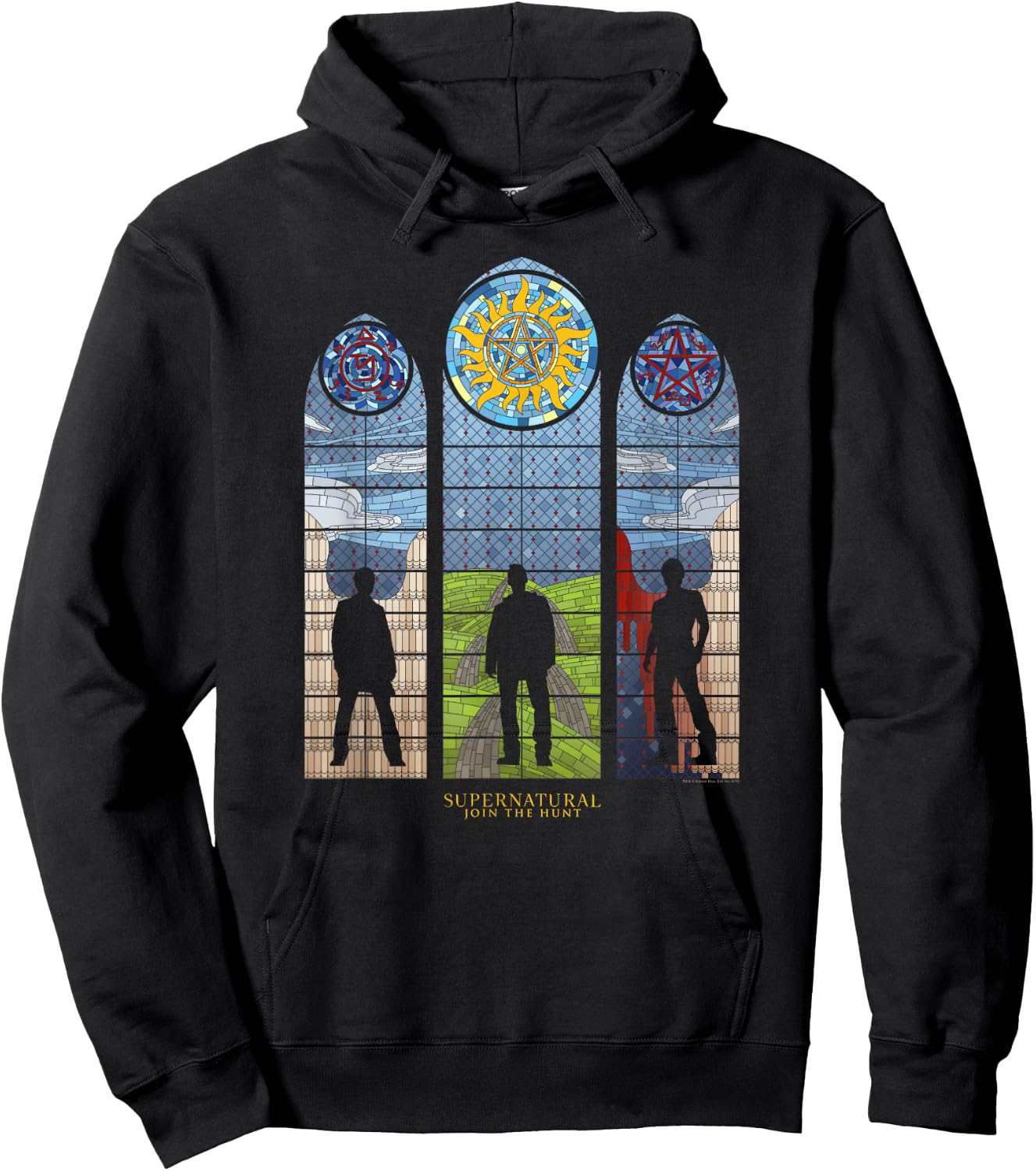Supernatural Stained Glass Hoodie - Hoodie | Black