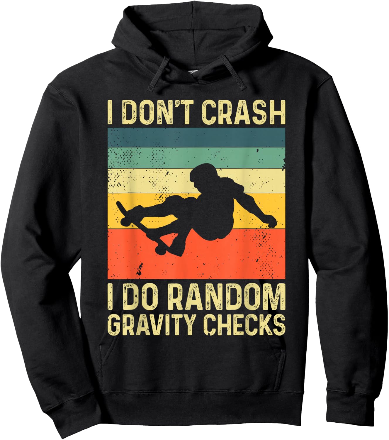 Cool Skateboard Art Women Skateboarding Skate Board Hoodie - Hoodie | Black