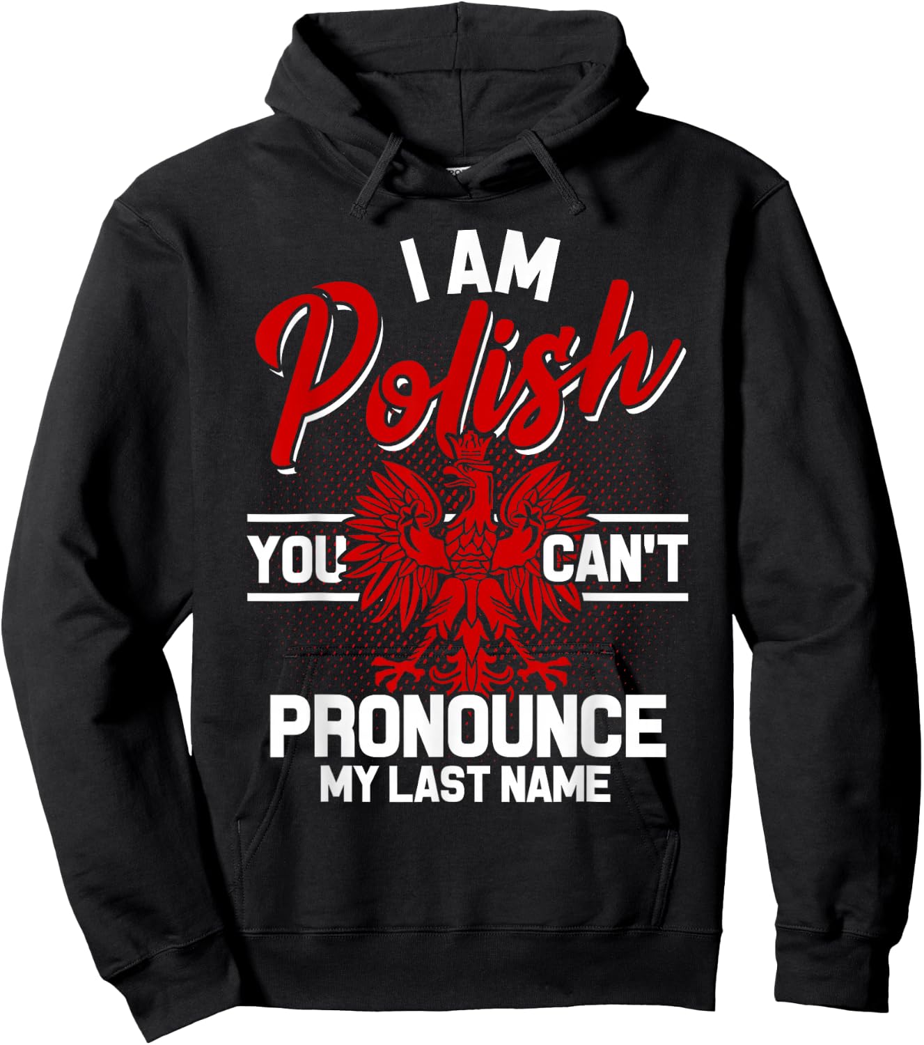 Polish Poland for Poland Polska Polin Eagle Krakow Hoodie - Hoodie | Black