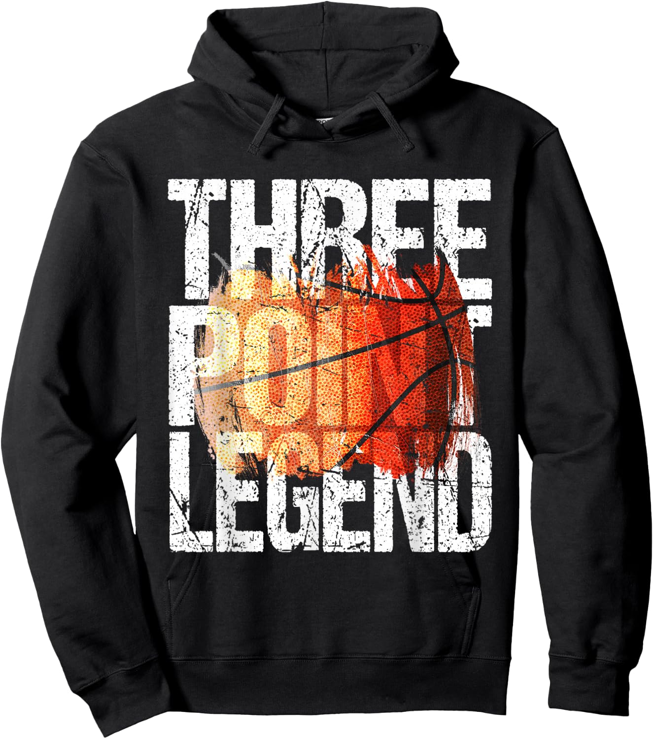 Basketball Player 3 Point Shot - Three Point Legend Hoodie - Hoodie | Black