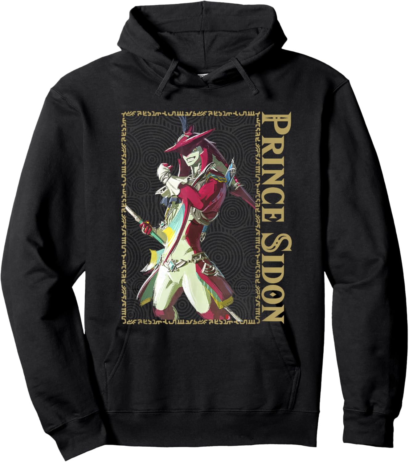 The Legend of Zelda: Breath of the Wild Prince Sidon Box Up Hoodie - Hoodie | Black