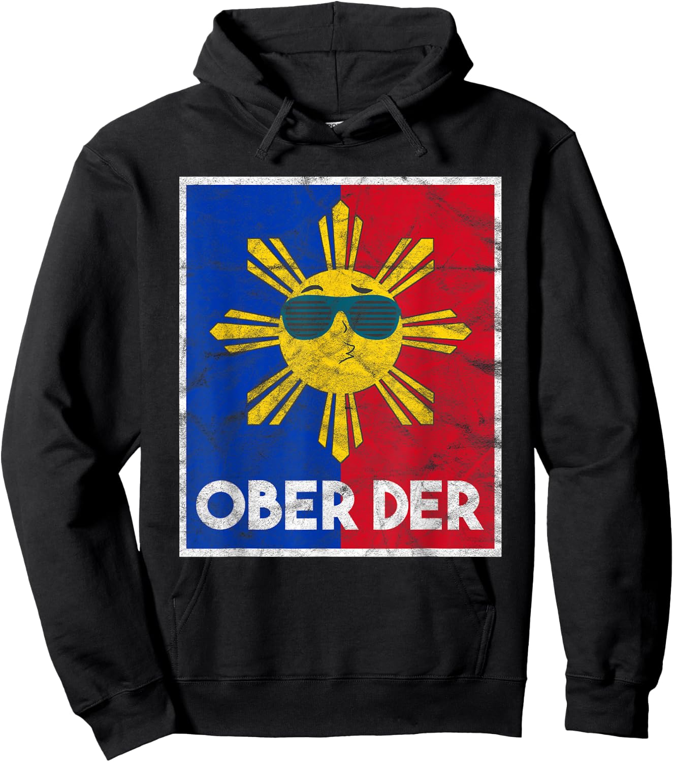 Philippines Filipina Pride Filipino Flag Ober Der Sun Hoodie - Hoodie | Black