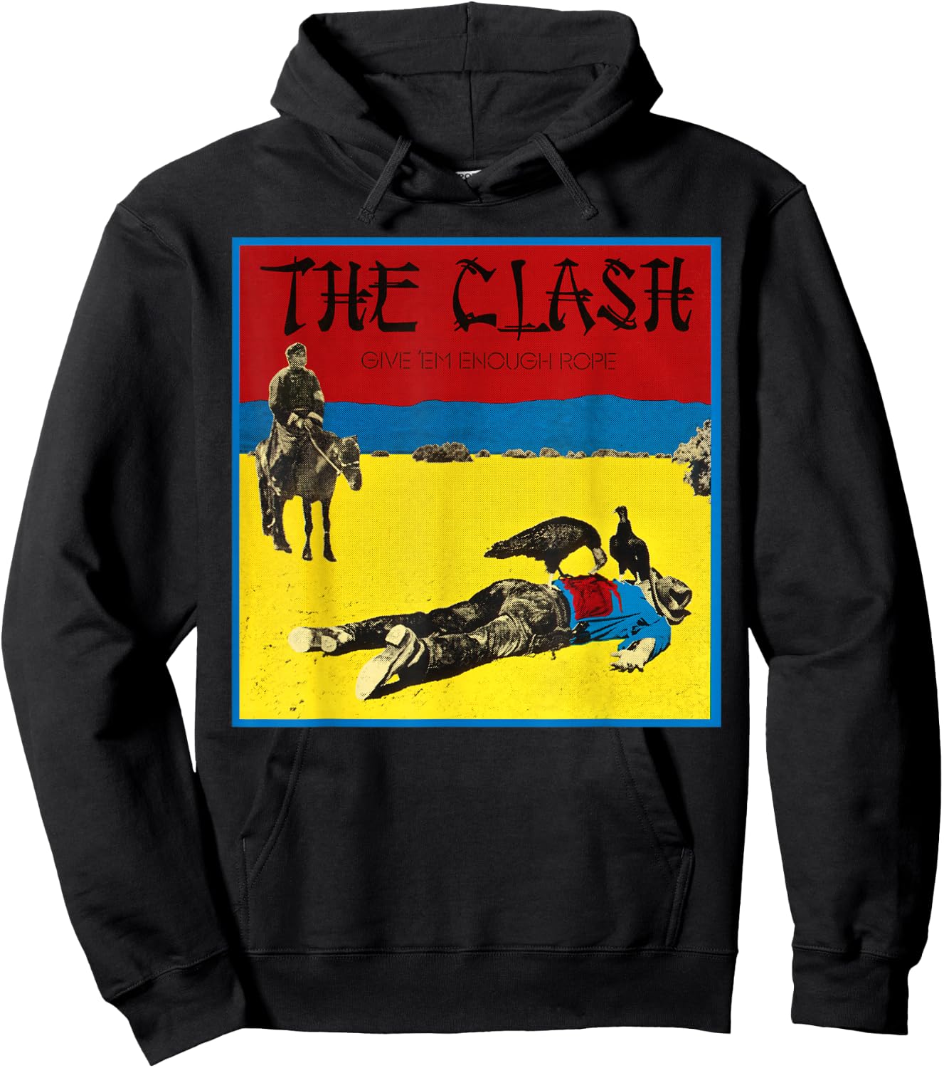 The Clash - Give 'Em Enough Rope Hoodie - Hoodie | Black