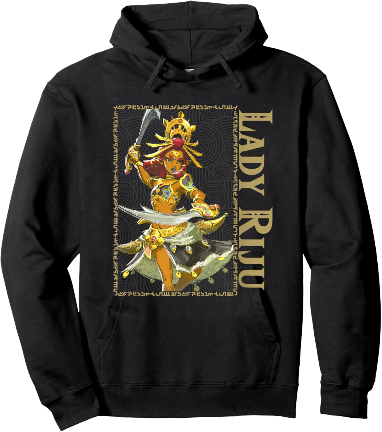 The Legend of Zelda: Breath of the Wild Lady Riju Pure Hero Hoodie - Hoodie | Black