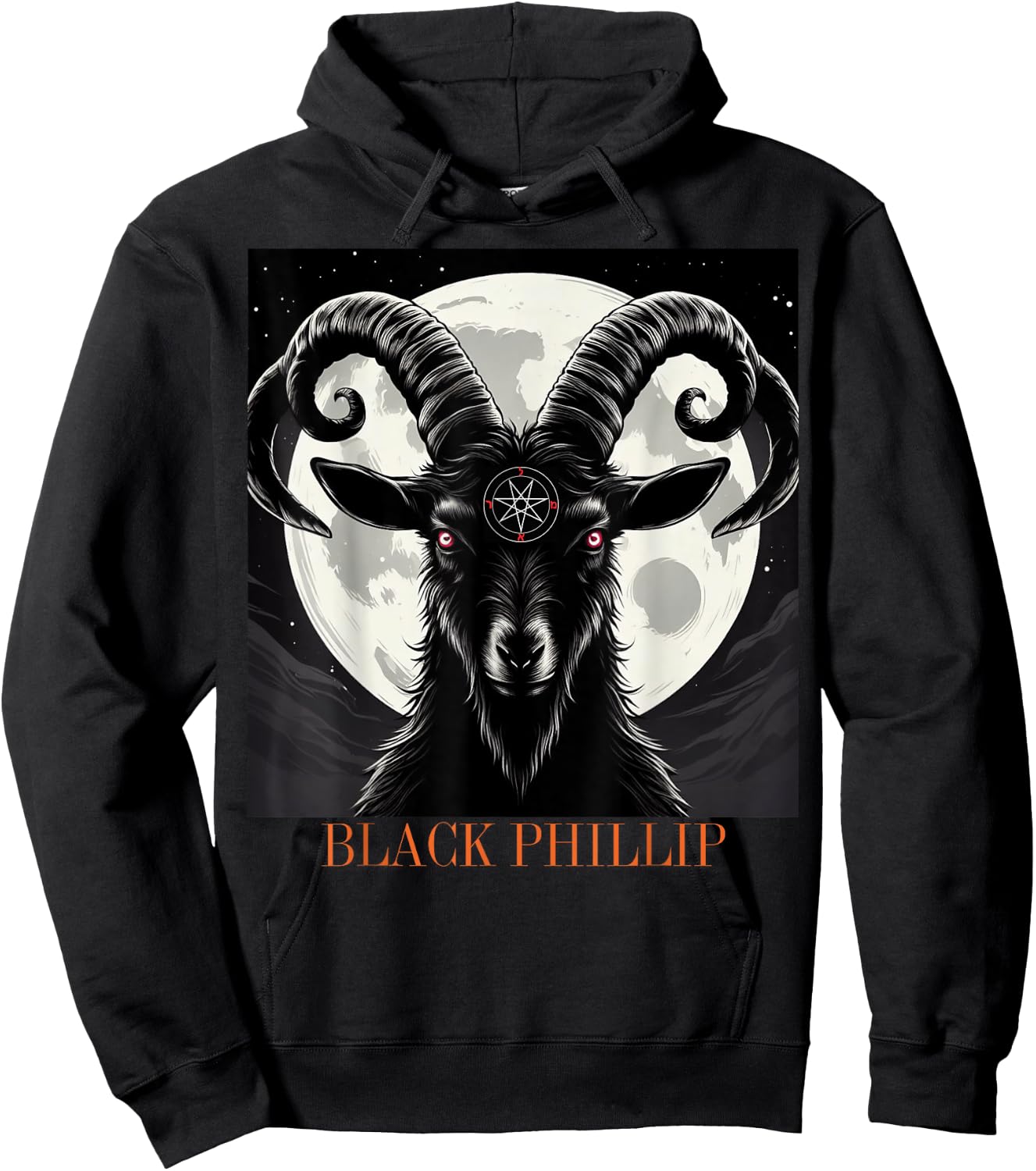 The Goat Baphomet Black Phillip Hoodie - Hoodie | Black