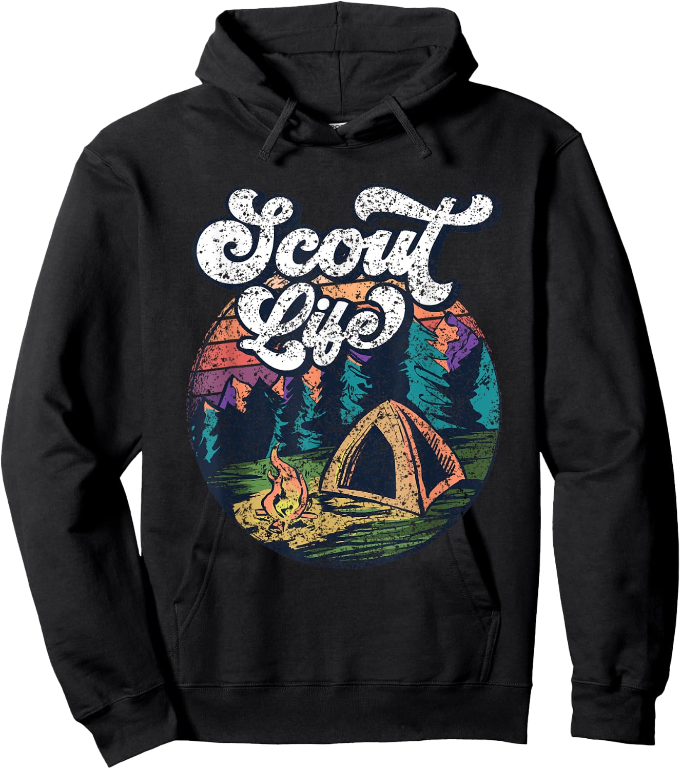 Scout Life Scouting Scouts Outdoor Hiking Hoodie - Hoodie | Black