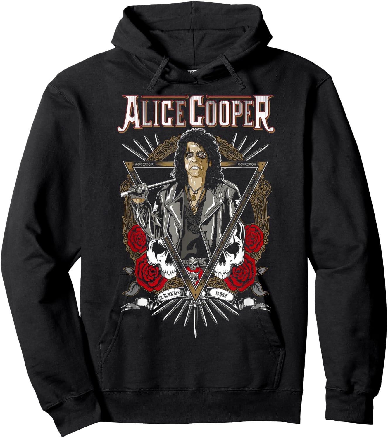 Alice Cooper – Roses Hoodie - Hoodie | Black