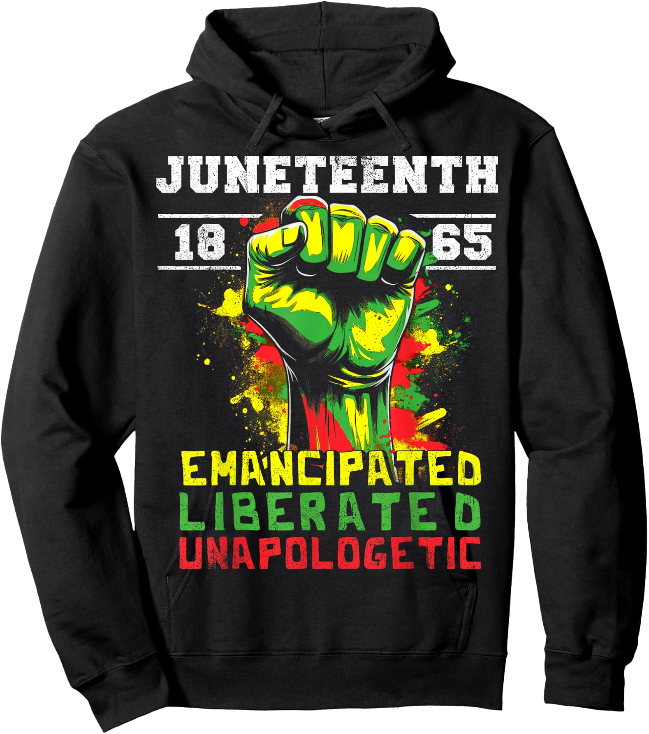 Juneteenth 1865 Black History African American Freedom Hoodie - Hoodie | Black