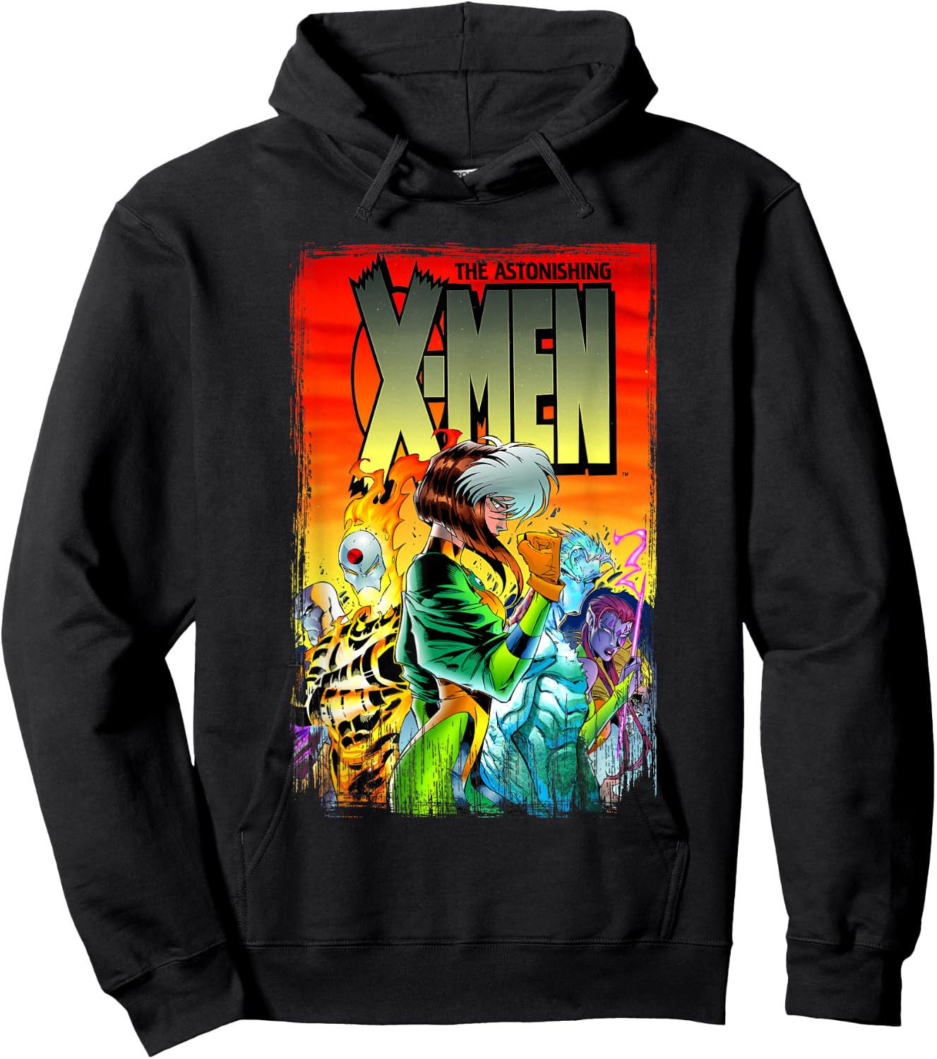 Marvel X-Men The Astonishing X-Men Comic Book Cover Hoodie - Hoodie | Black