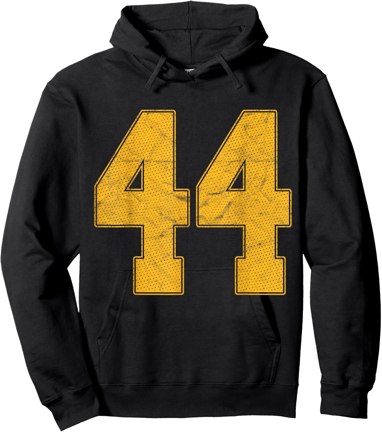Number 44 Numbered Uniform Sports Team Jersey 44th Birthday Hoodie - Hoodie | Black