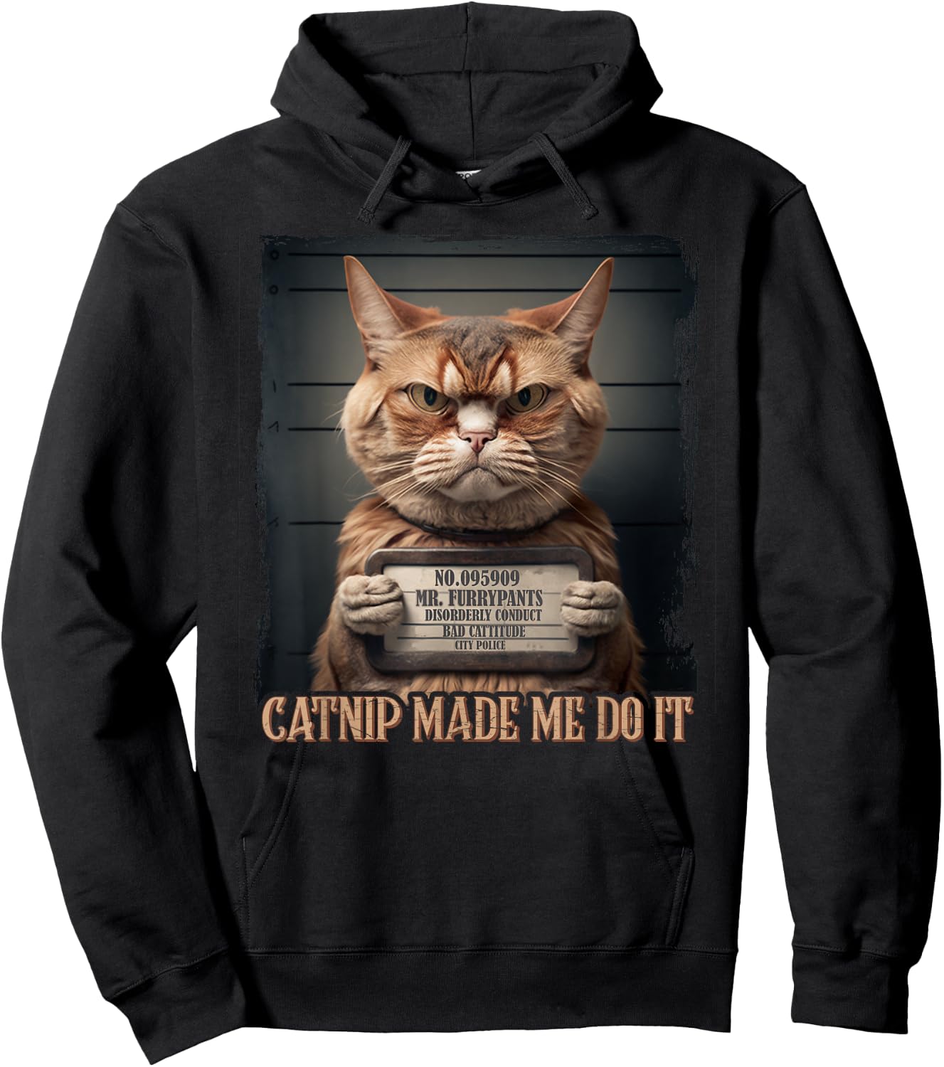 Catnip Made Me Do It Funny Cat for Cat Lovers Hoodie - Hoodie | Black