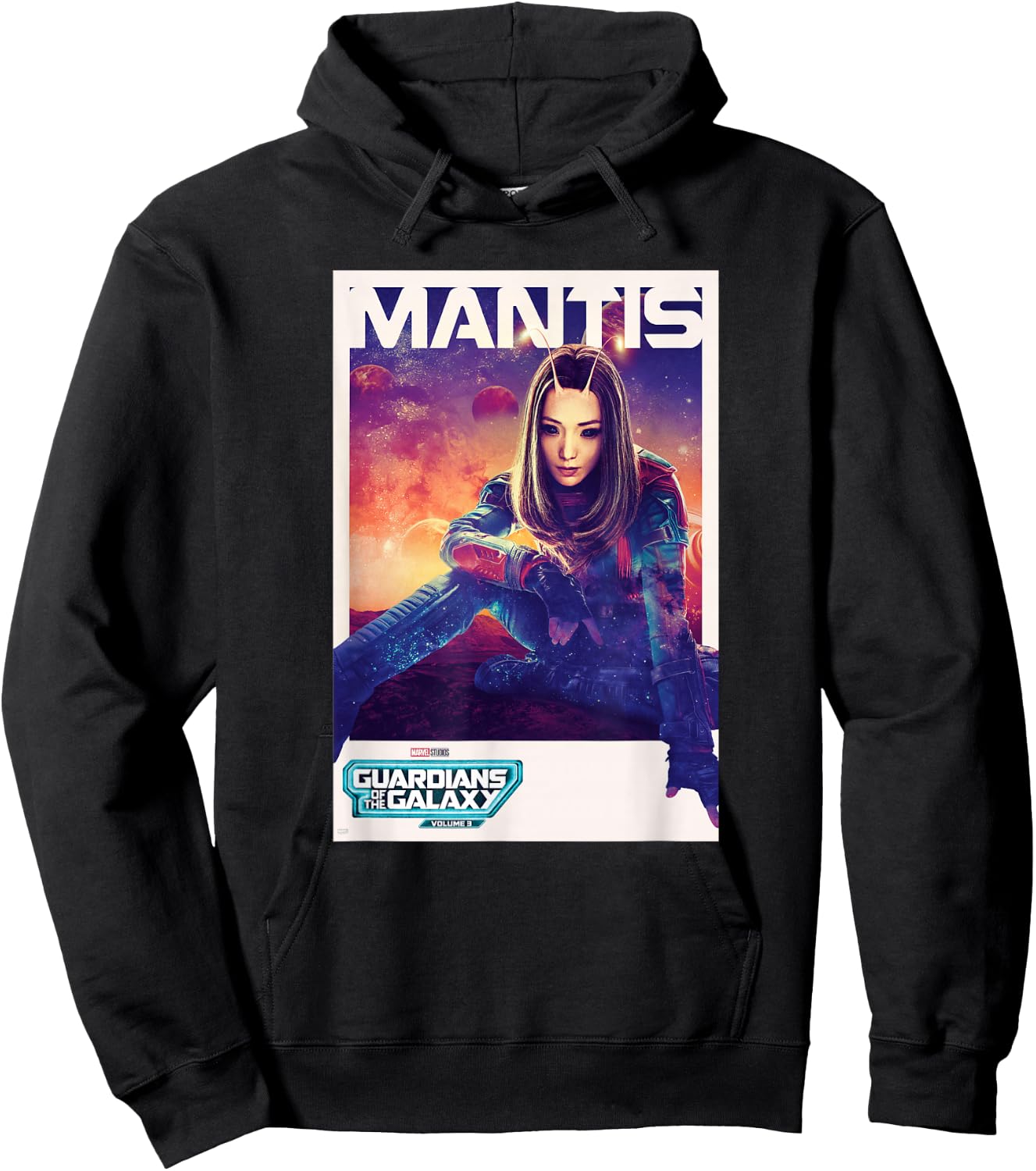 Marvel Guardians of The Galaxy Volume 3 Mantis Poster Hoodie - Hoodie | Black