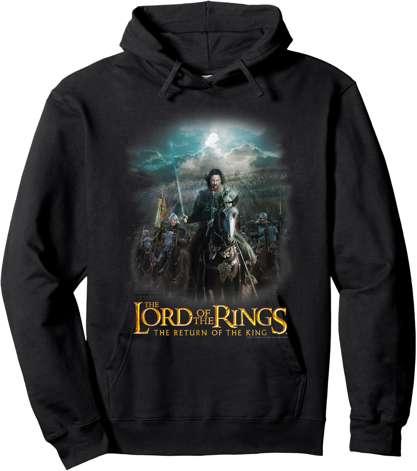 The Lord of the Rings The Return Of The King Epic Poster Hoodie - Hoodie | Black