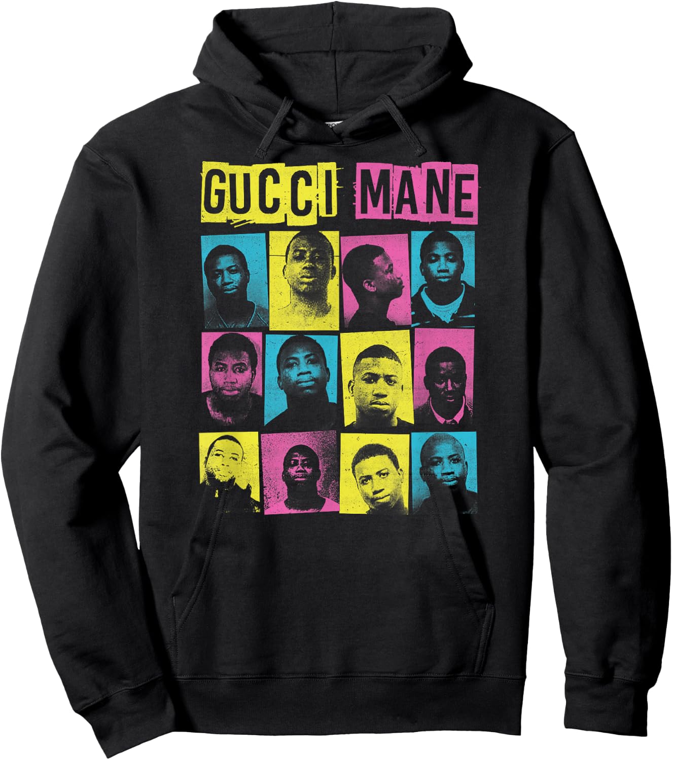 Gucci Mane Gucci Squares Hoodie - Hoodie | Black