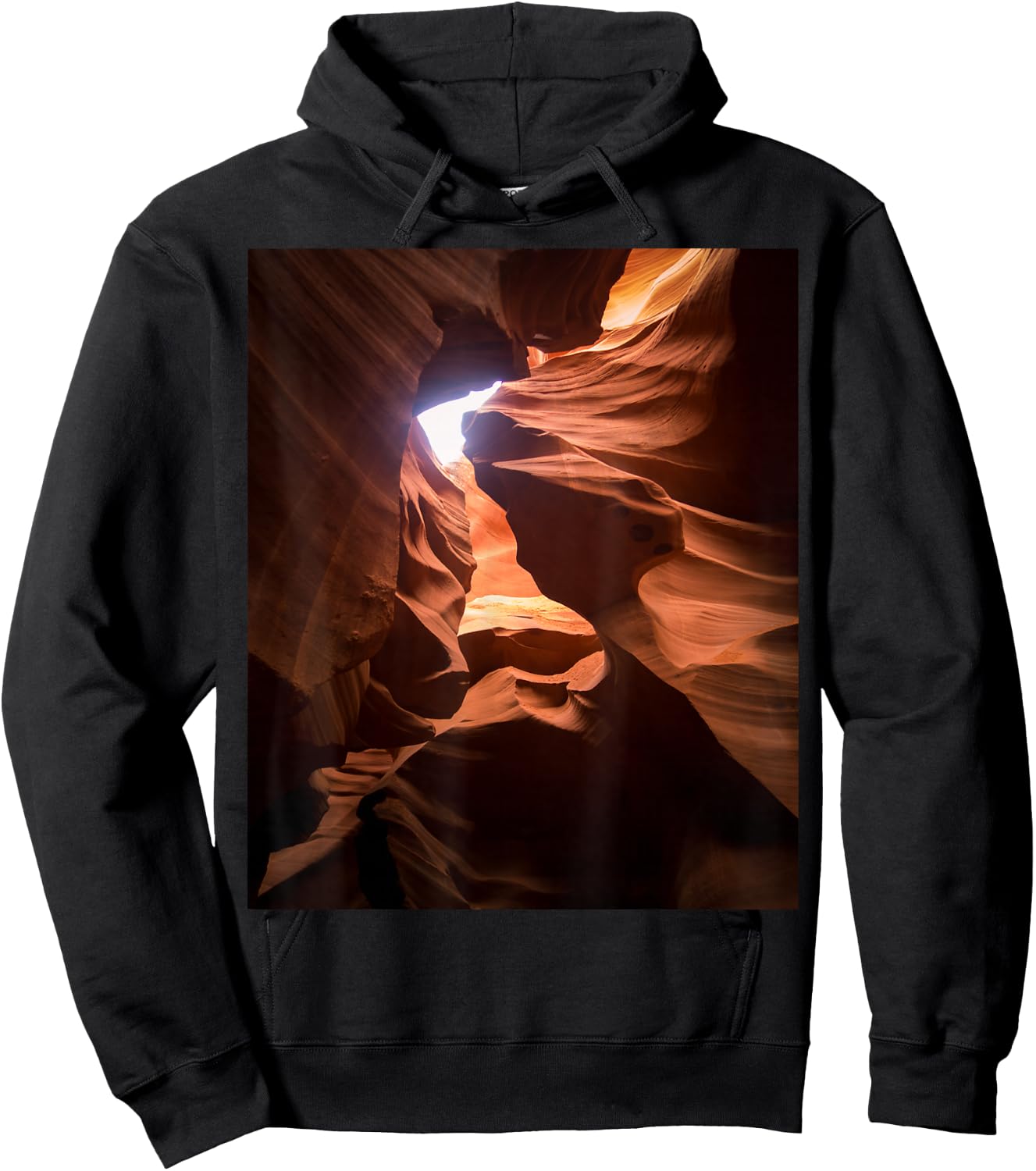 Antelope Canyon Arizona USA Landscape Hoodie - Hoodie | Black