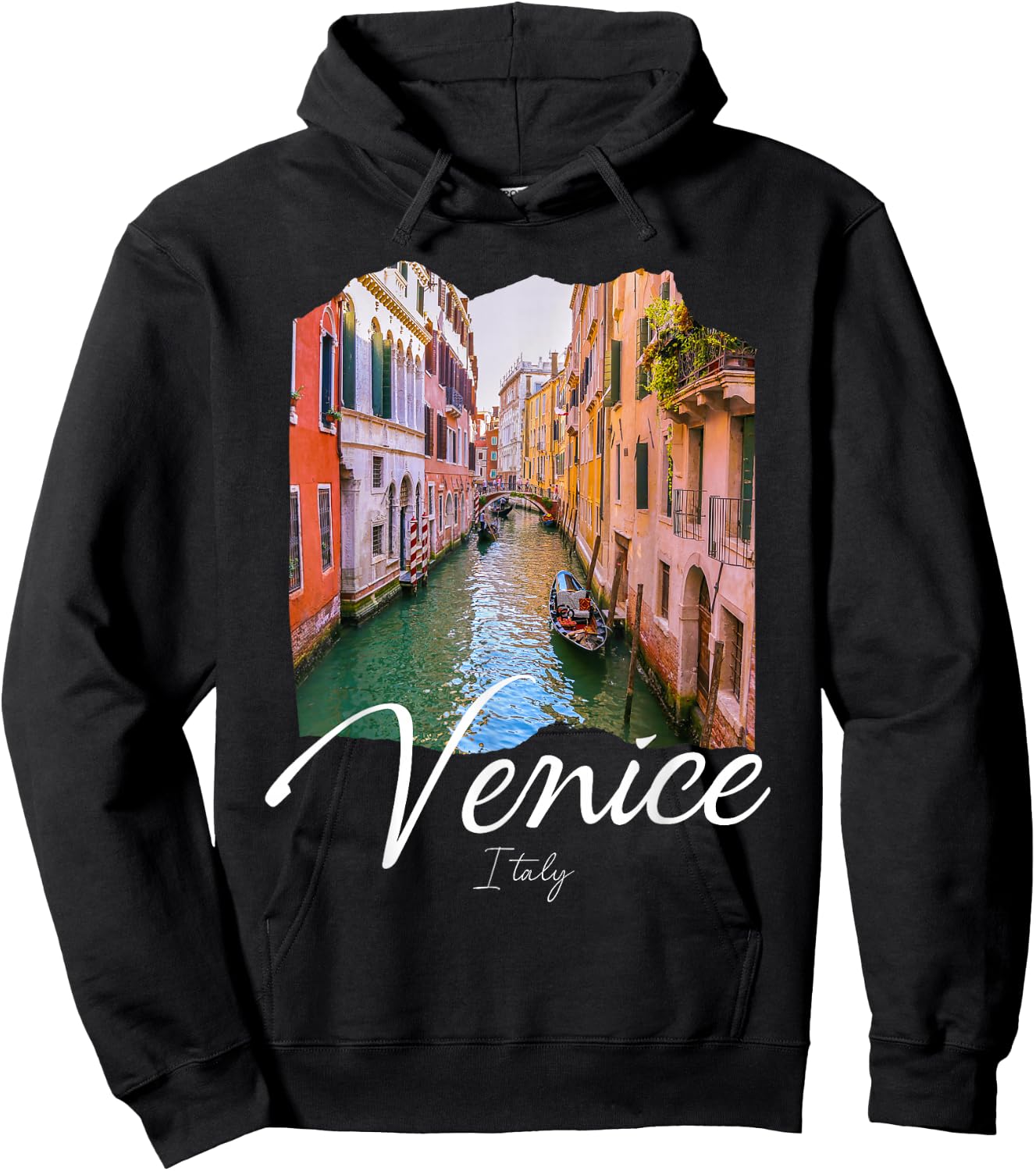 Venice Souvenir Venice Italy Hoodie - Hoodie | Black