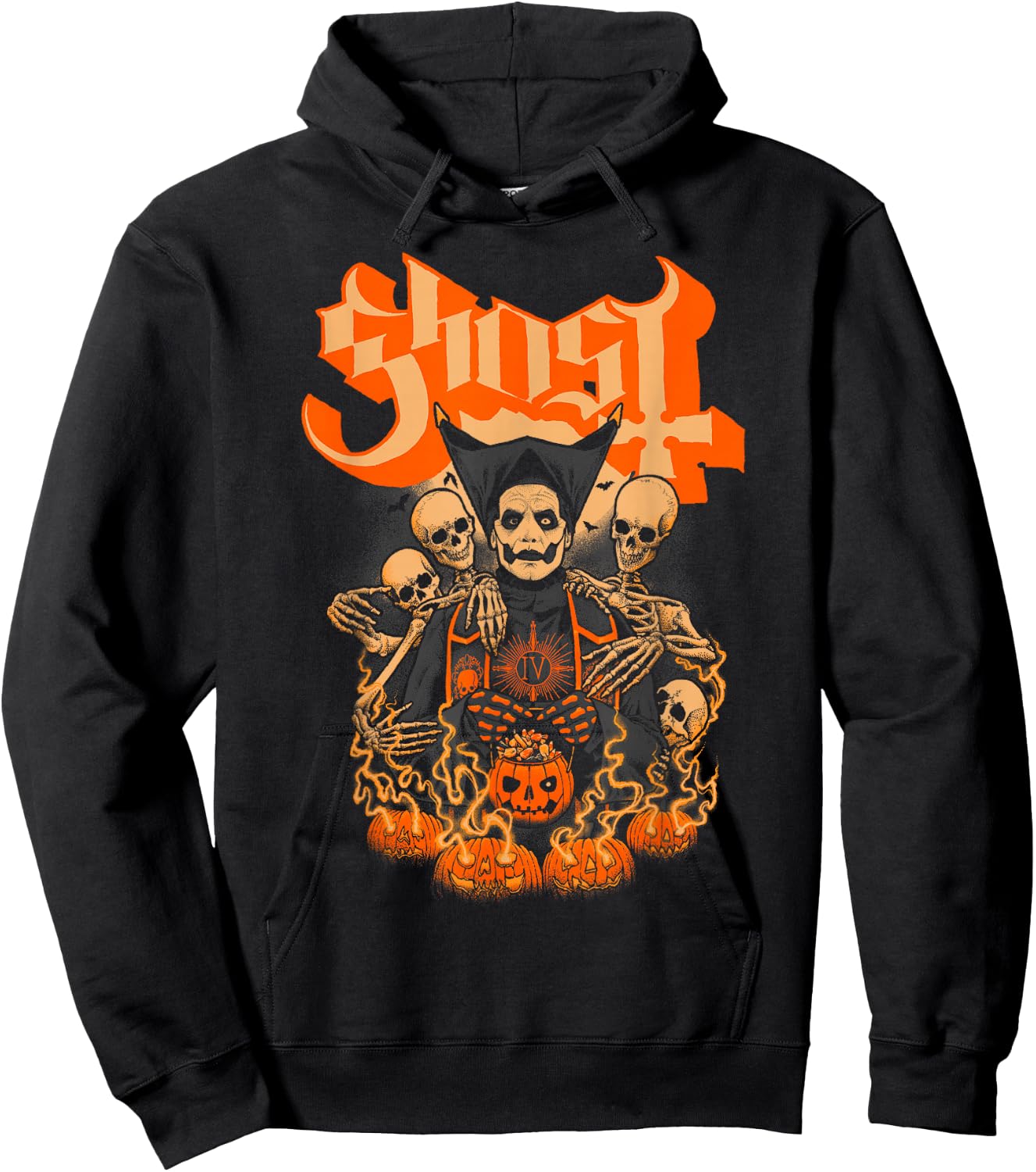 Ghost - Great Pumpkin Halloween Hoodie - Hoodie | Black