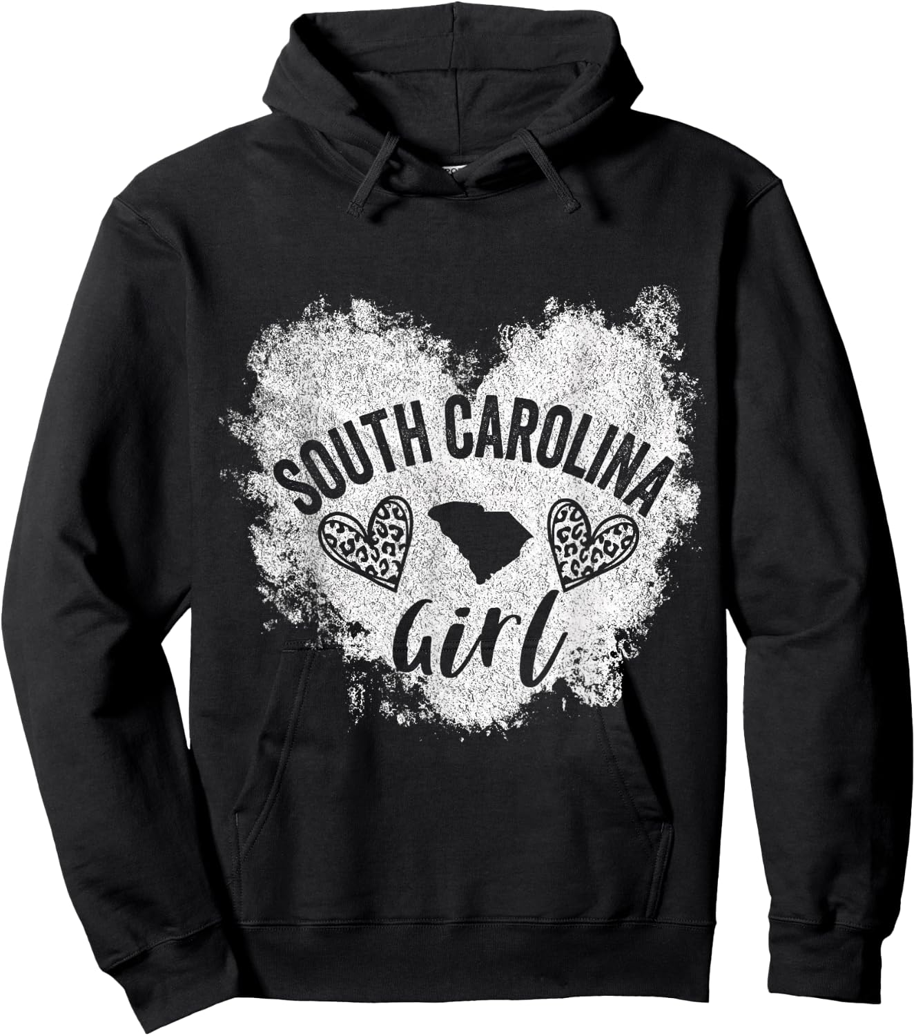 South Carolina Girl Funny Hometown South Carolina Home Hoodie - Hoodie | Black