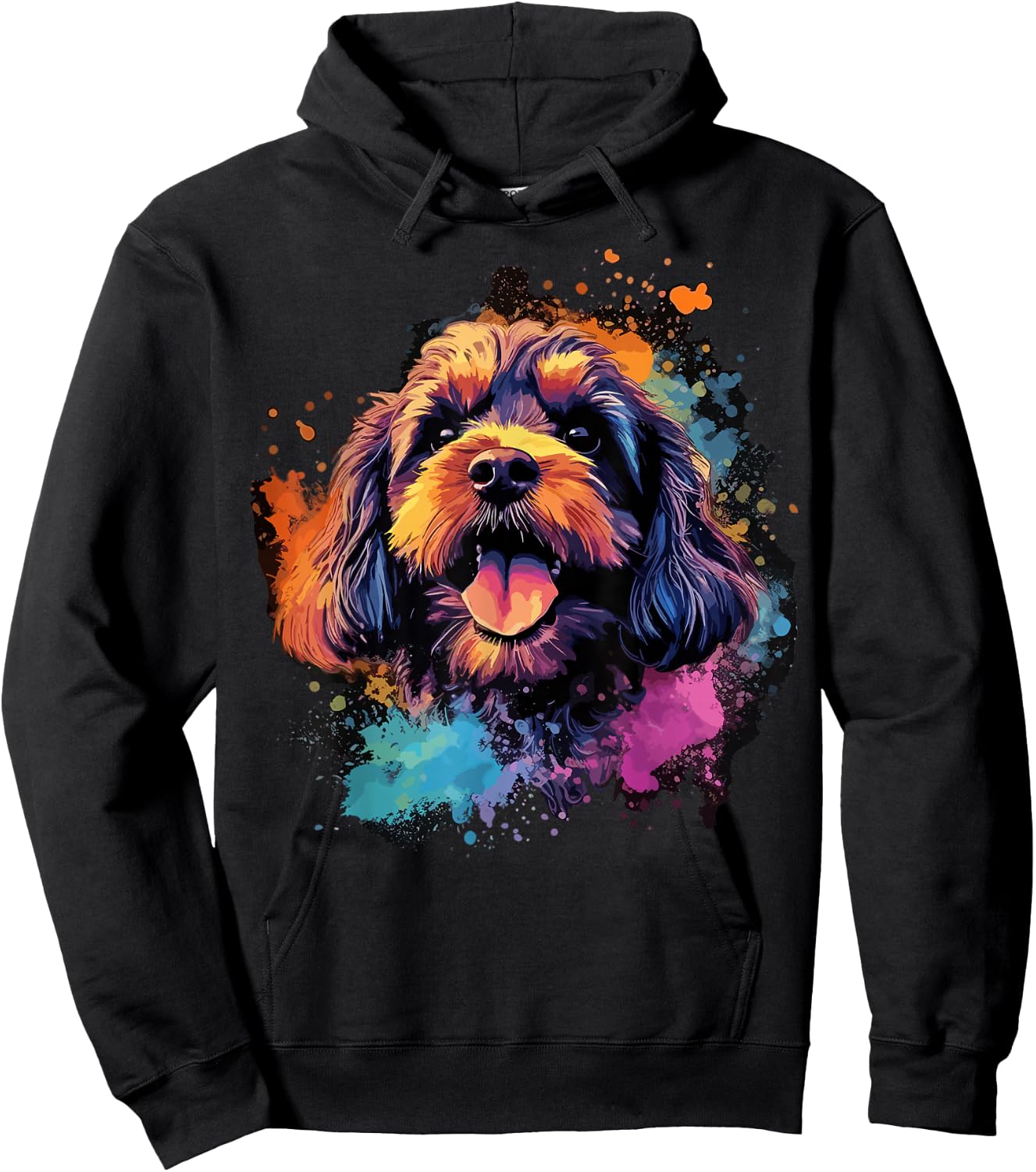 Cavapoo Dog Women Hoodie - Hoodie | Black