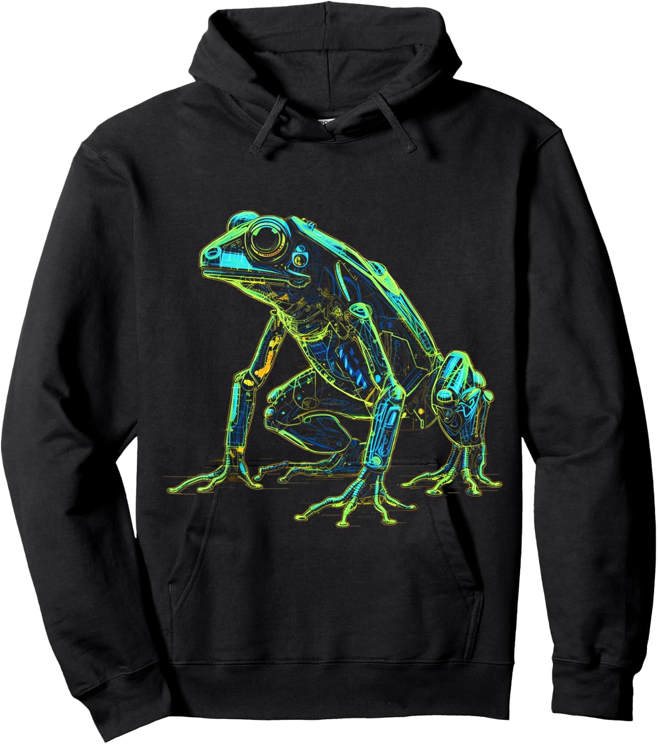 Frog Fantasy Art Animal Lovers Animals Frog Hoodie - Hoodie | Black