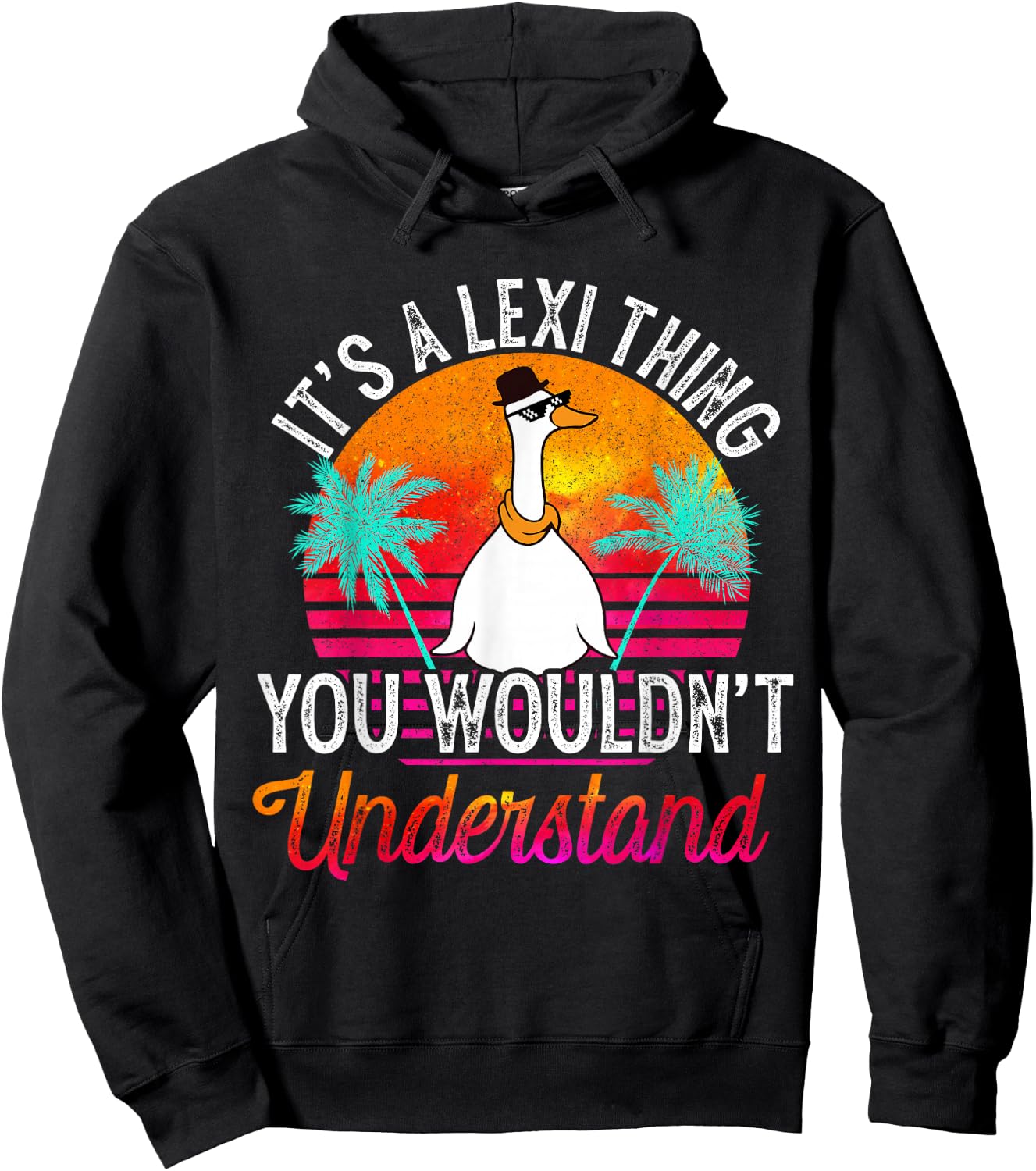It's A Lexi Thing You Wouldn't Understand Funny Lexi Name Hoodie - Hoodie | Black
