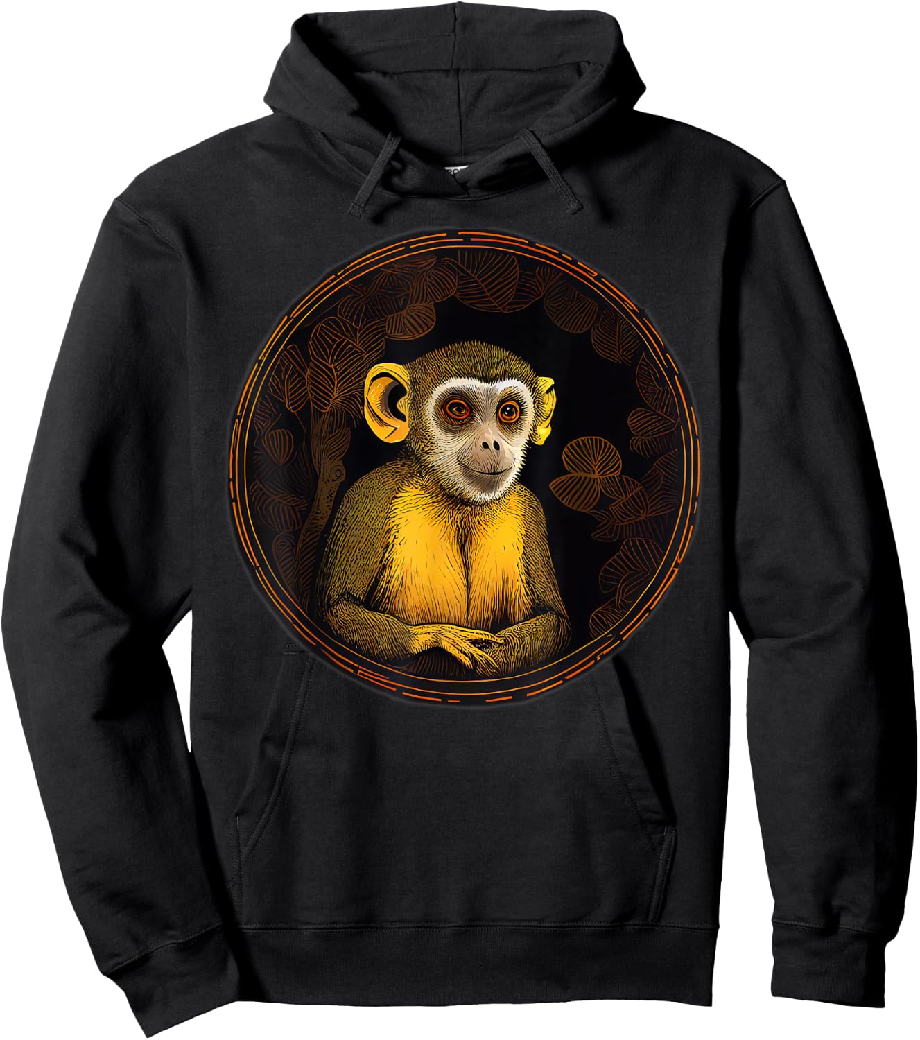 Squirrel Monkey Animal Lover Wildlife Squirrel Monkeys Hoodie - Hoodie | Black