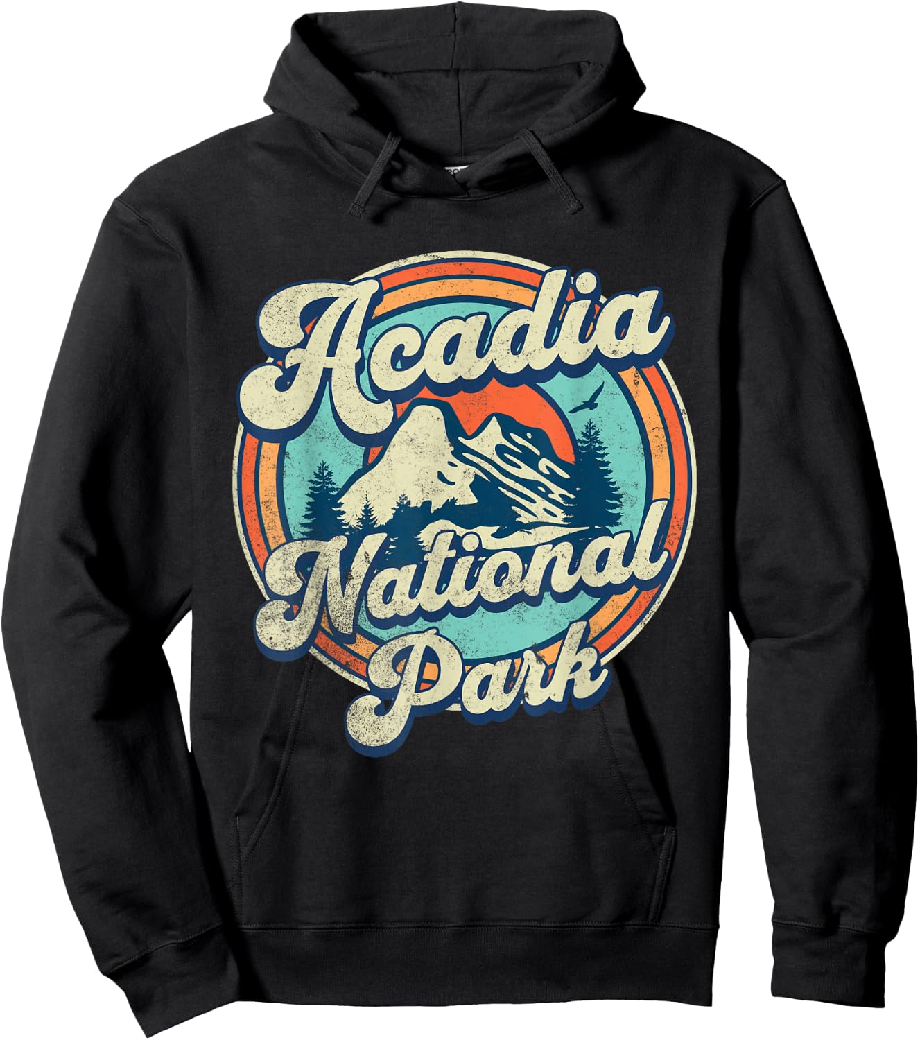 Acadia National Park Hoodie - Hoodie | Black
