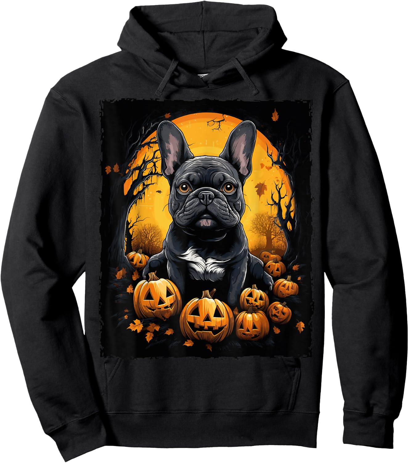 French Bulldog Halloween Hoodie - Hoodie | Black